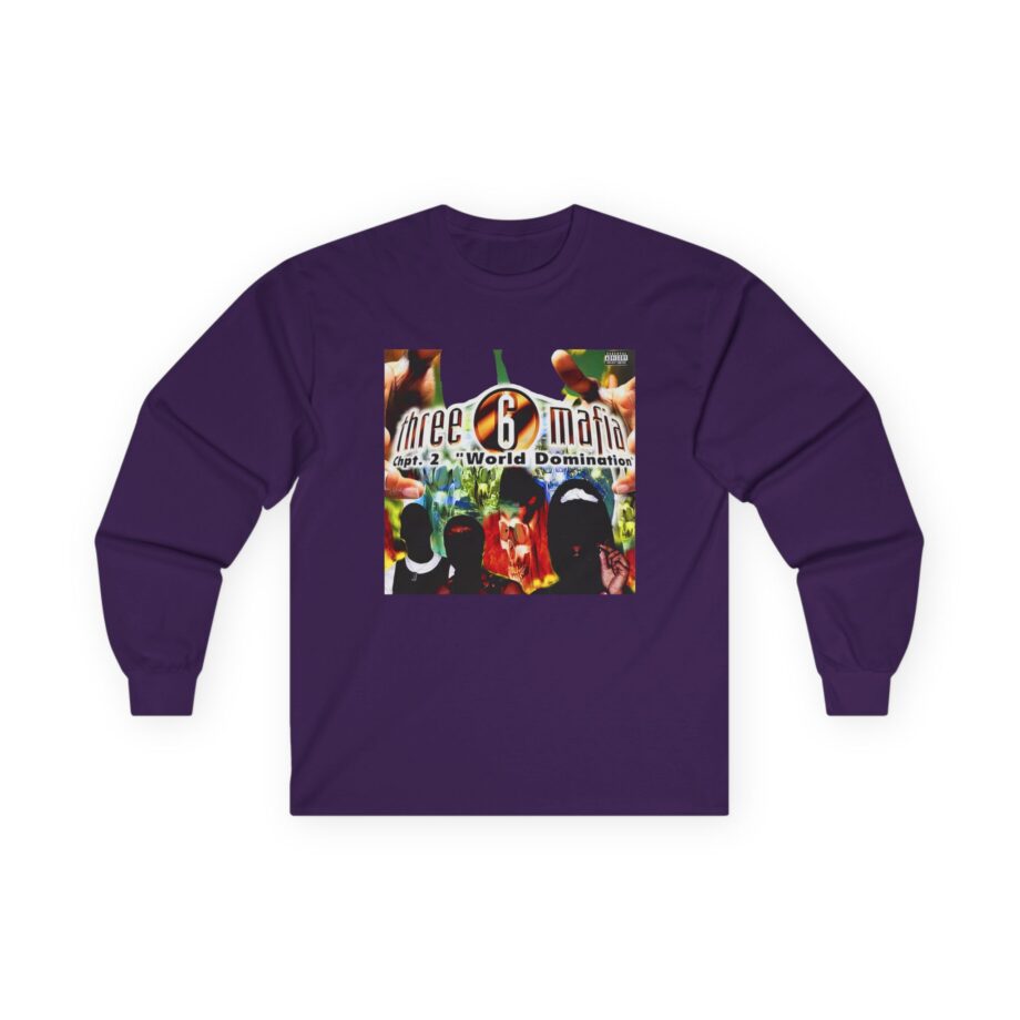 Three 6 Mafia Cover WD Unisex Ultra Cotton Long Sleeve Tee