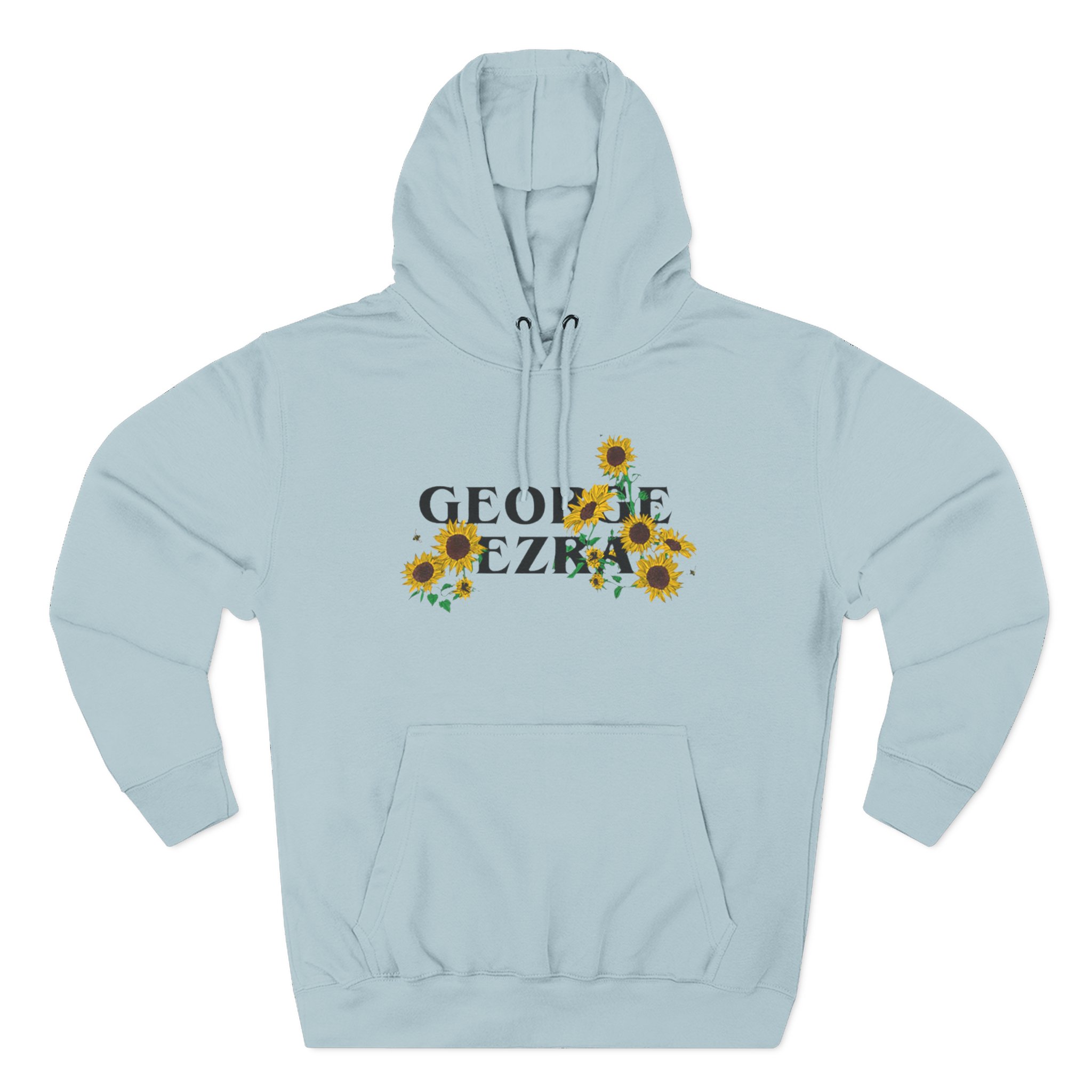 George Ezra Sunflowers Three-Panel Fleece Hoodie