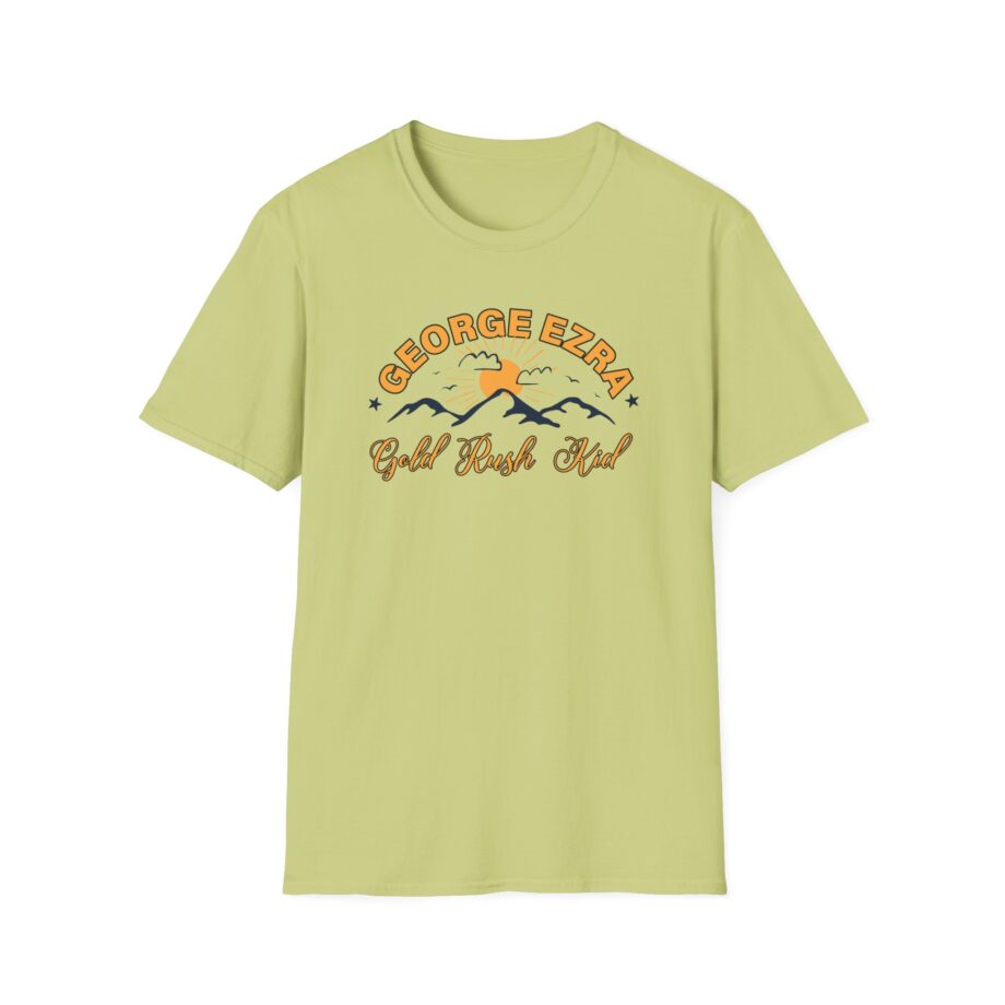 George Ezra Gold Rush Kid Mountains Unisex Softstyle T-Shirt