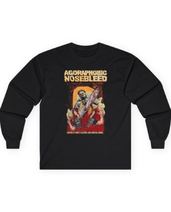 Agoraphobic Nosebleed Leatherface Unisex Ultra Cotton Long Sleeve Tee