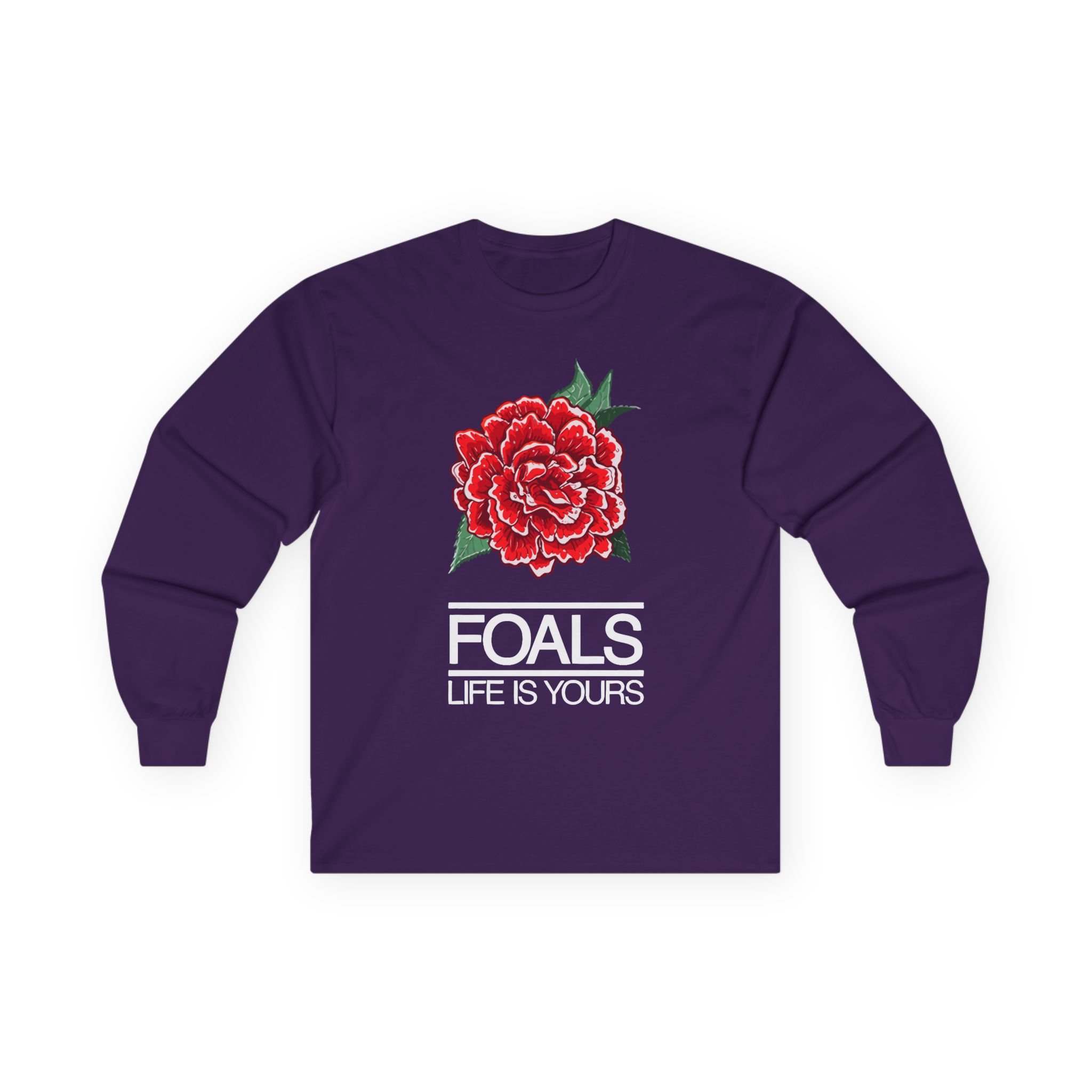 Foals Red Rose Unisex Ultra Cotton Long Sleeve Tee