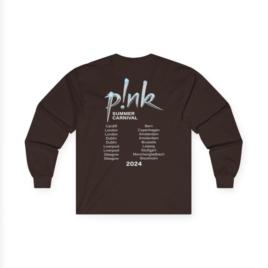 P!nk Split Tie Dye Unisex Ultra Cotton Long Sleeve Tee