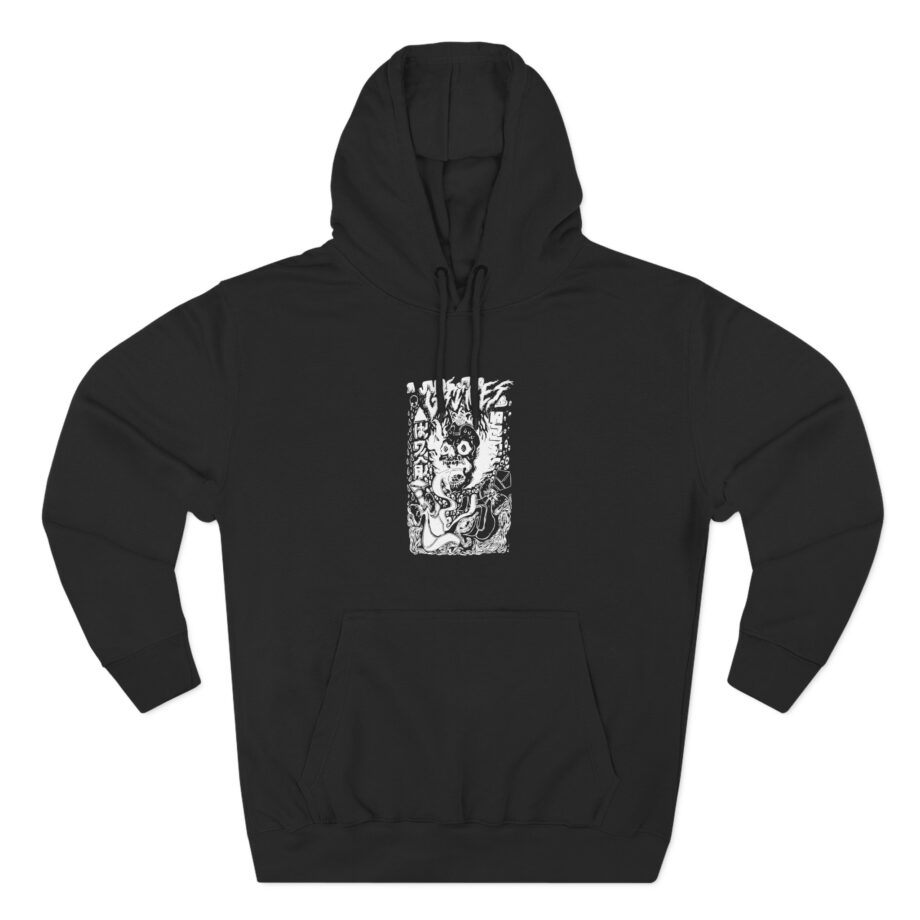 Grimes Vission Three-panel Fleece Hoodie
