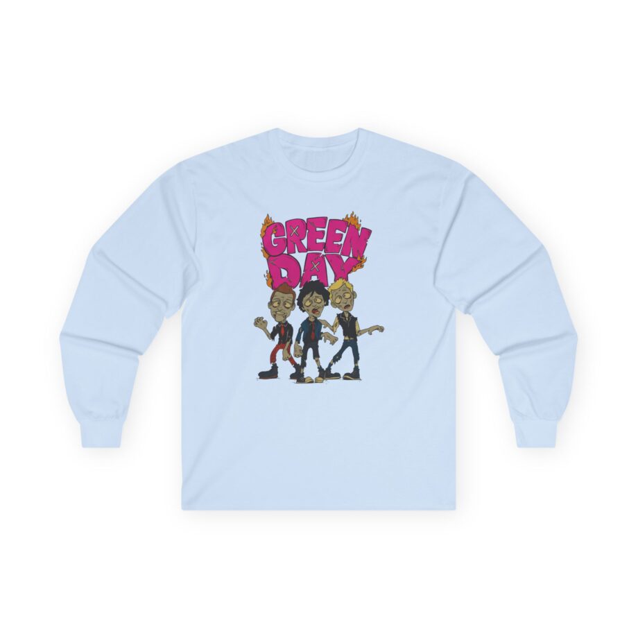 Green Day Walking Green Day Zombie Unisex Ultra Cotton Long Sleeve Tee