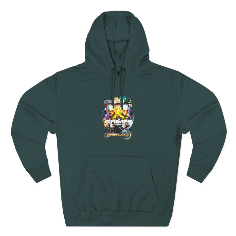 Grimes Sailor Moon Three-panel Fleece Hoodie