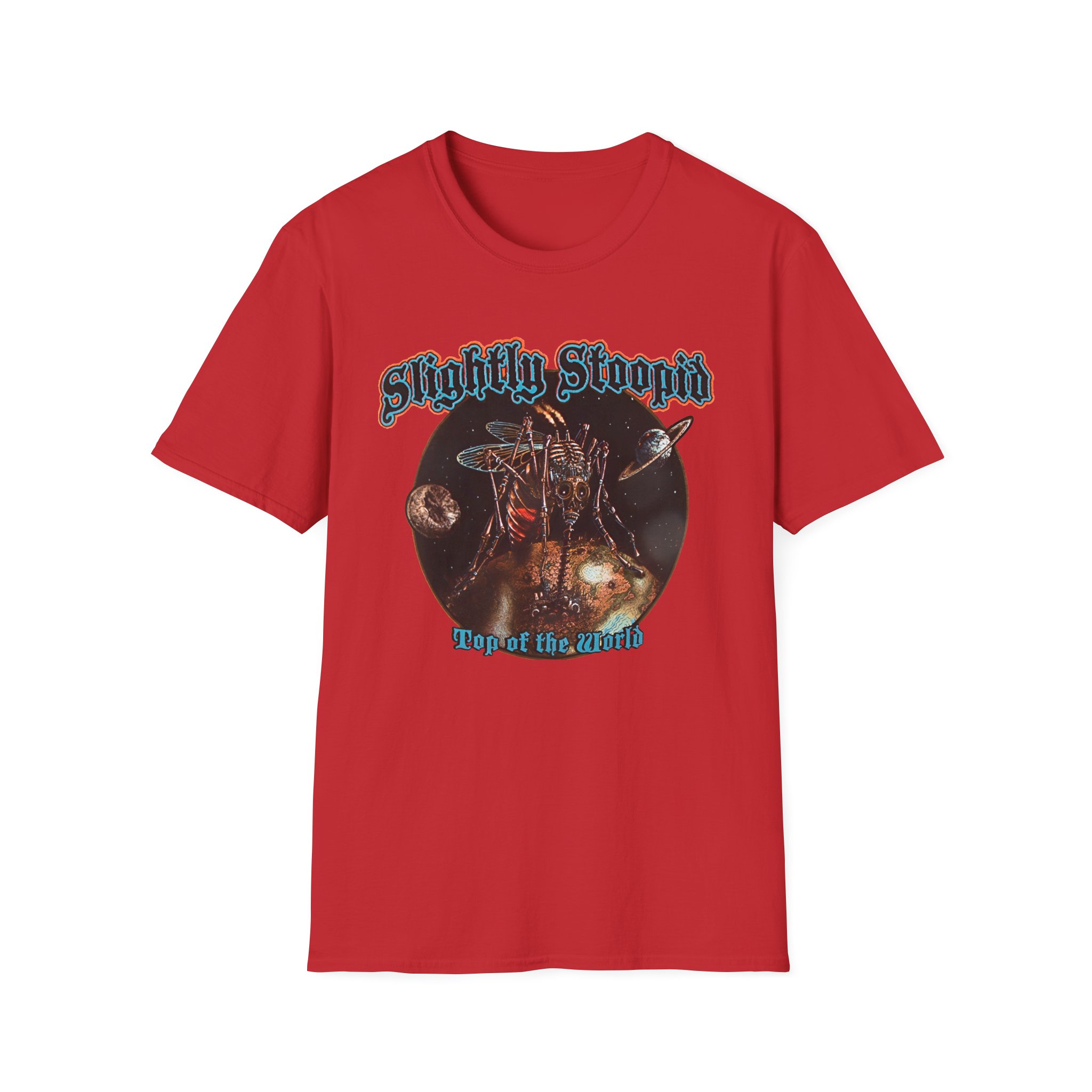 Slightly Stoopid Top of the World Golden Goods Unisex Softstyle T-Shirt