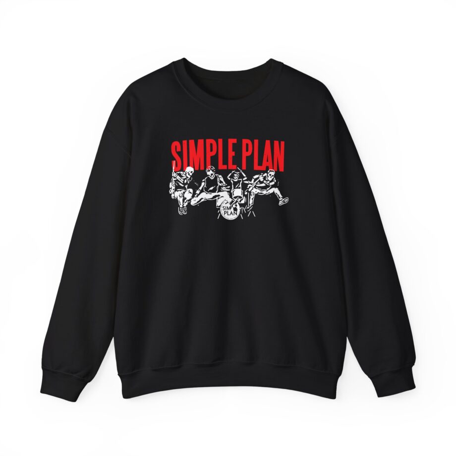 Simple Plan Live Skeleton Unisex Heavy Blend™ Crewneck Sweatshirt