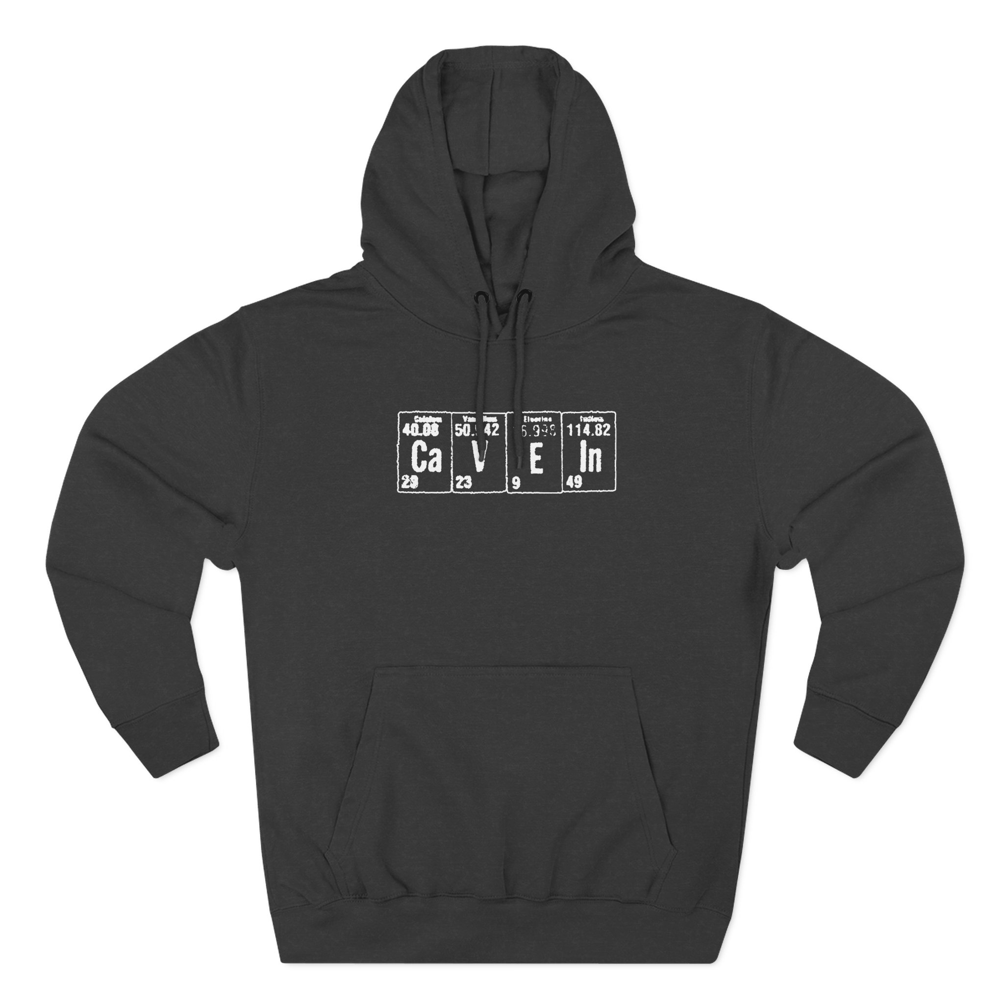 Cave in Elements Three-Panel Fleece Hoodie