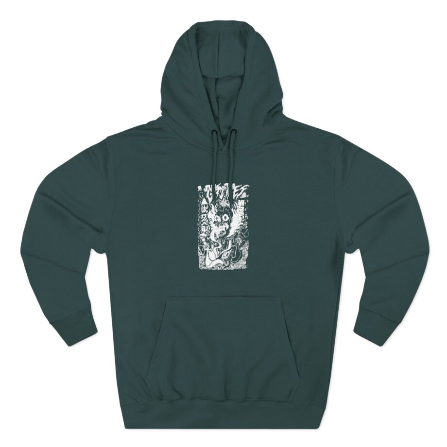 Grimes Vission Three-panel Fleece Hoodie