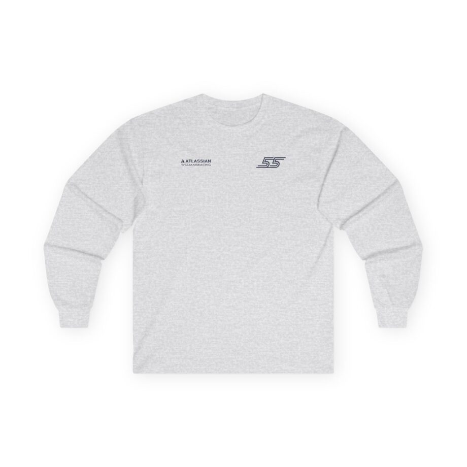 Carlos Sainz Atlassian Williams Racing Unisex Ultra Cotton Long Sleeve Tee