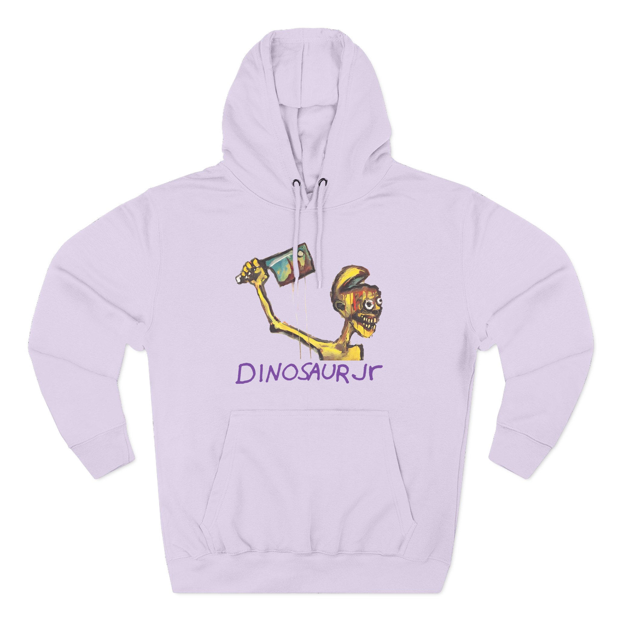 Dinosaur Jr Start Choppin Three-Panel Fleece Hoodie