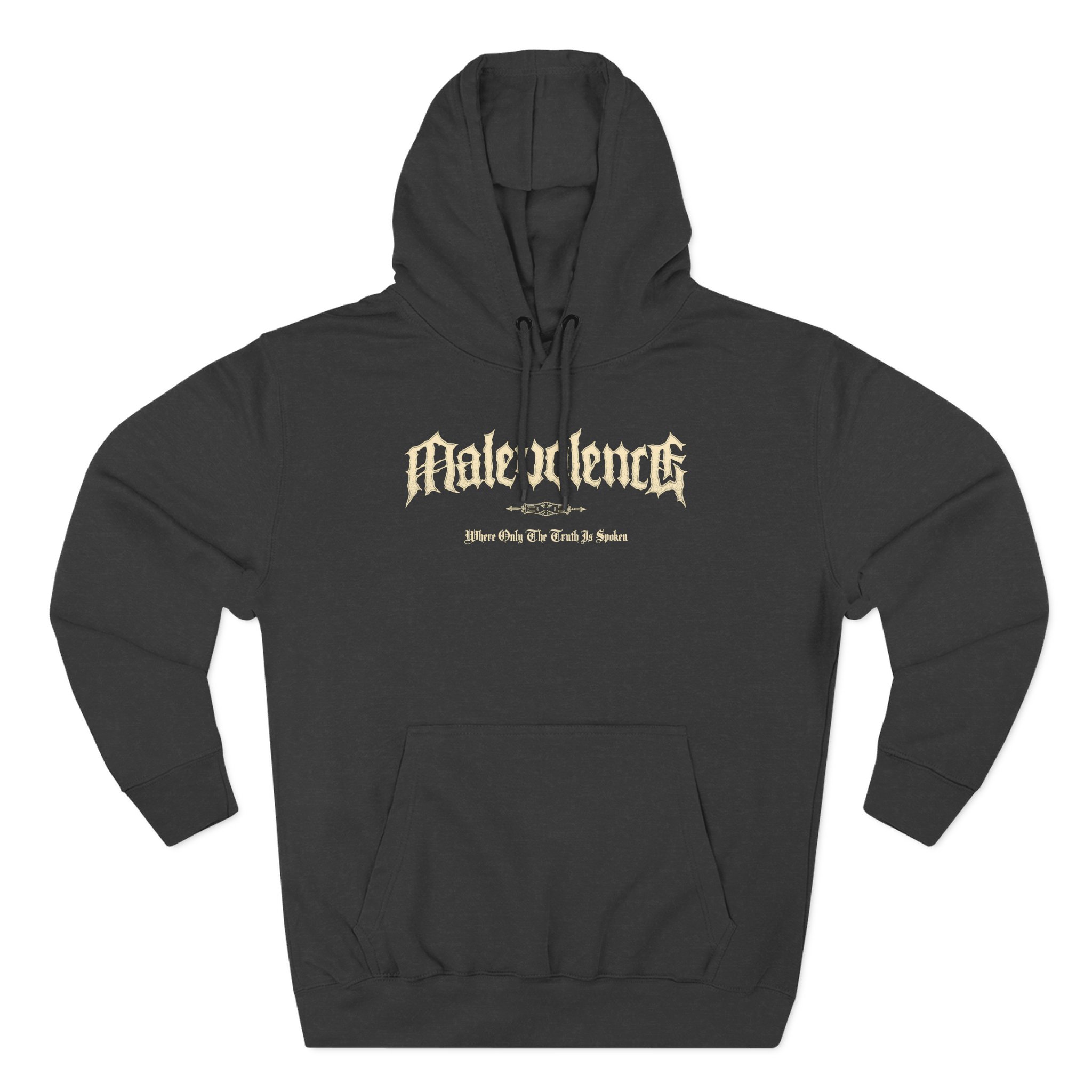 Malevolence Where Only the Truth is Spoken Three-Panel Fleece Hoodie