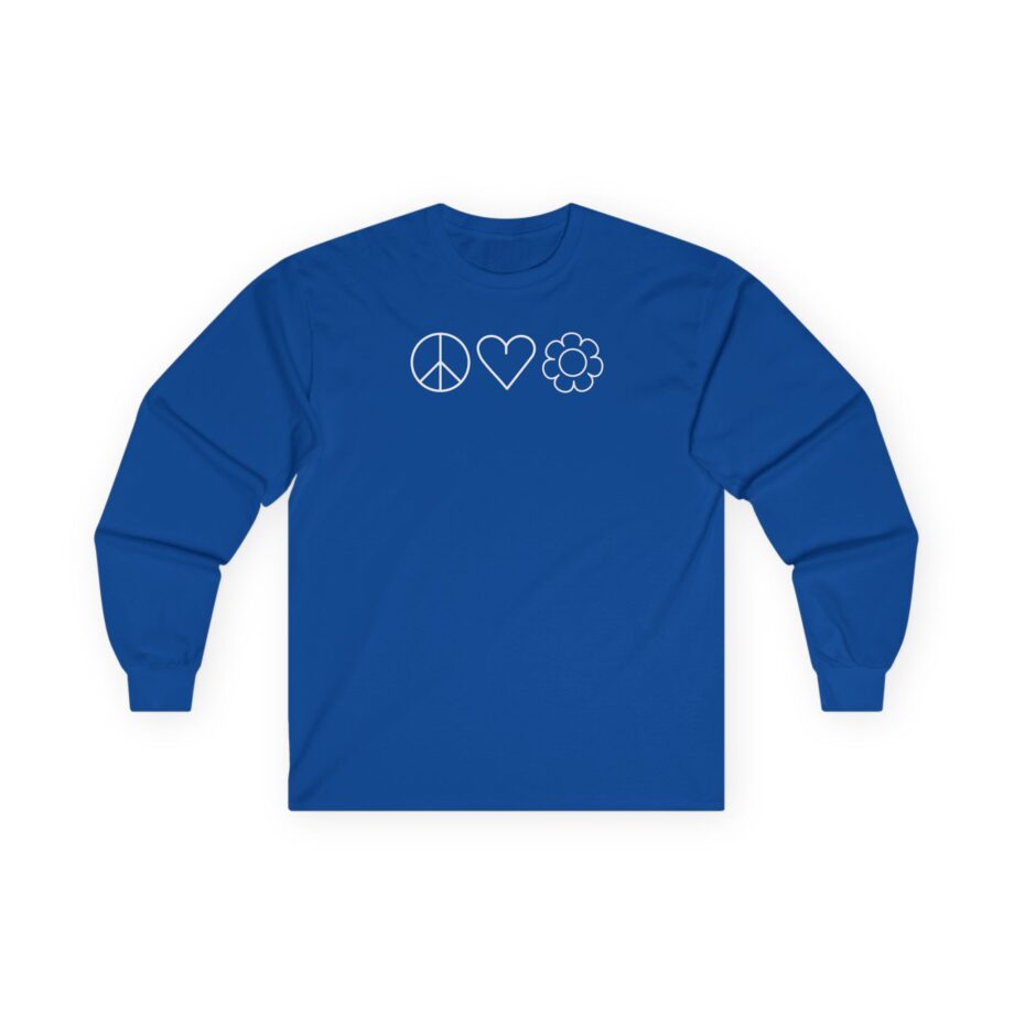 Mumbo Jumbo Peace, Love and Plants Unisex Ultra Cotton Long Sleeve Tee