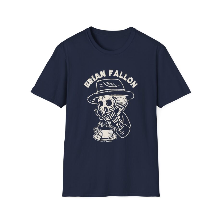 Brian Fallon Smoking Skeleton Unisex Softstyle T-Shirt