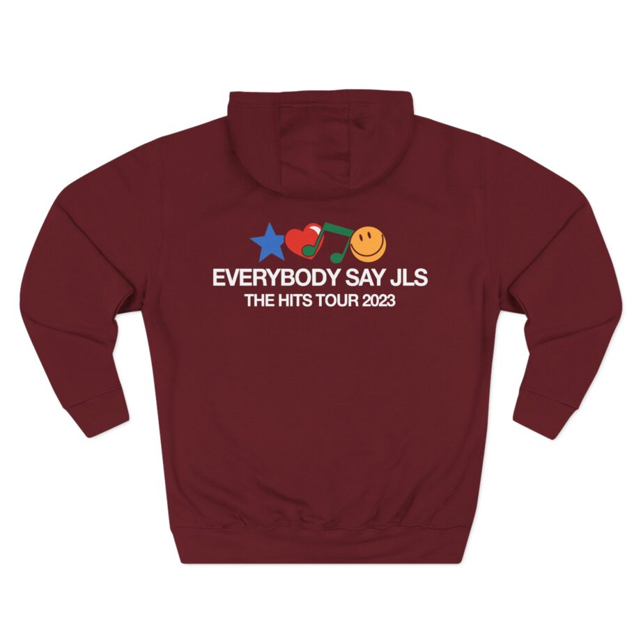 JLS, Everybody Say JLS Three-Panel Fleece Hoodie