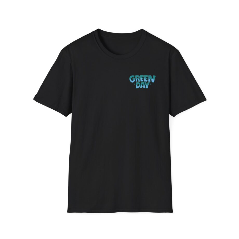 Green Day Blue Skull Unisex Softstyle T-Shirt