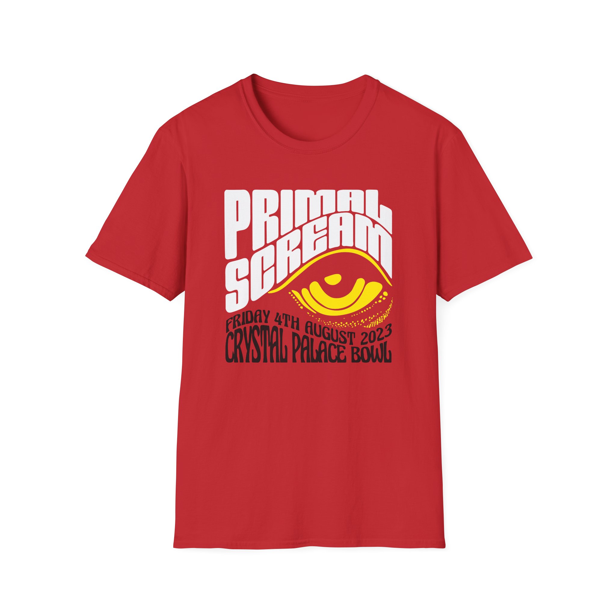 Primal Scream London Crystal Palace Bowl Unisex Softstyle T-Shirt