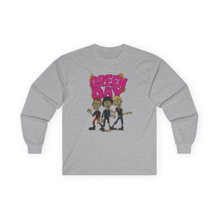 Green Day Walking Green Day Zombie Unisex Ultra Cotton Long Sleeve Tee