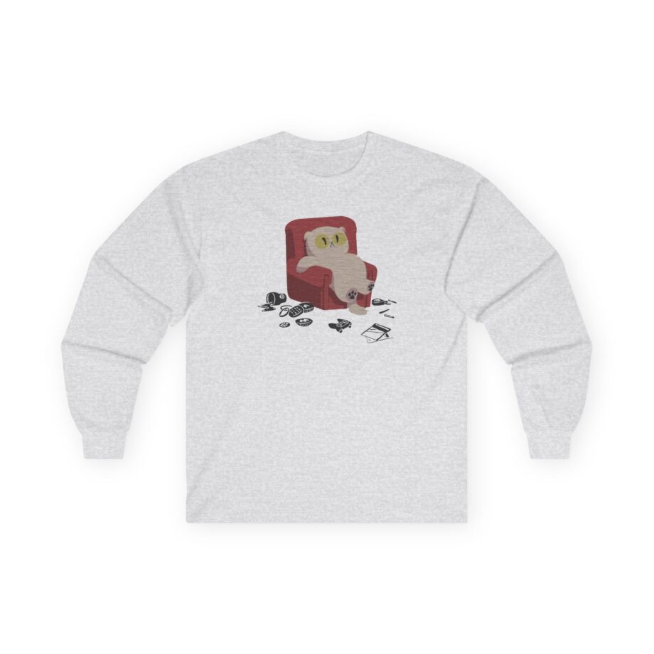 Lirik Lazycat Unisex Ultra Cotton Long Sleeve Tee