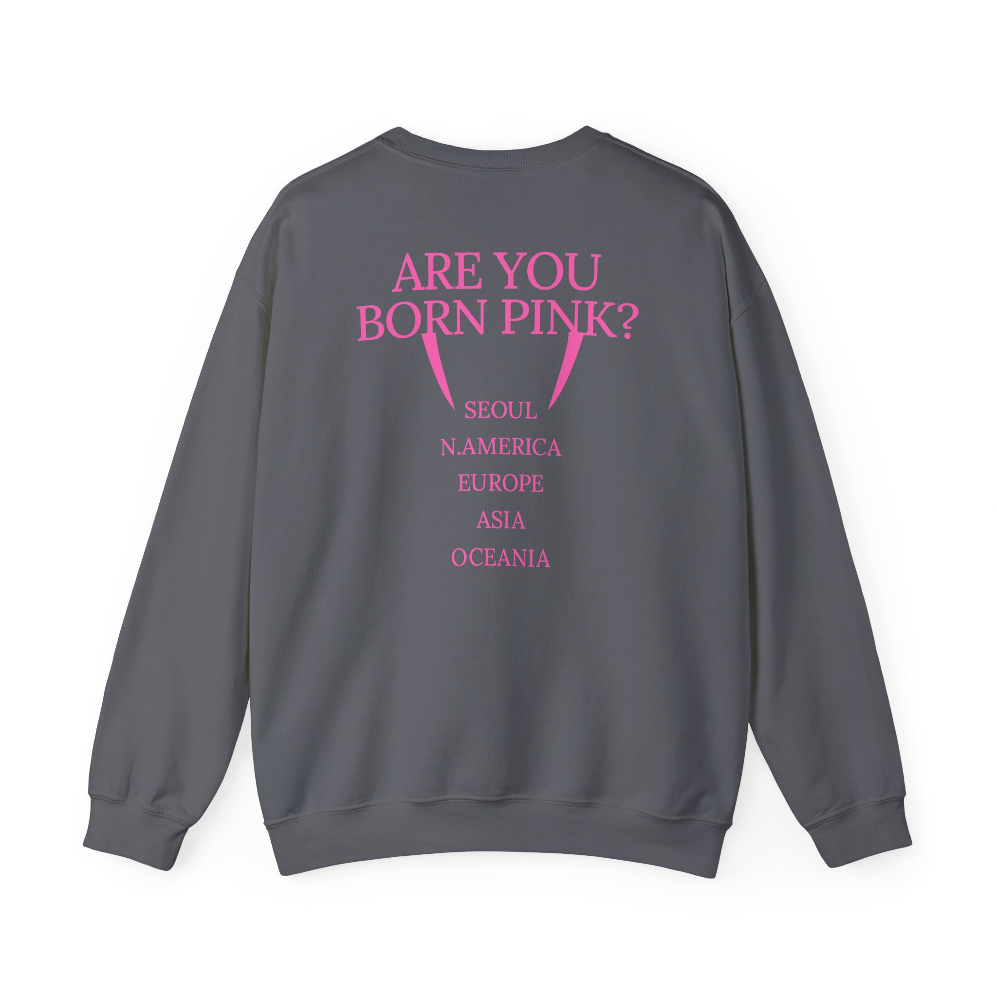 B Are You Born Pink Unisex Heavy Blendâ„¢ Crewneck Sweatshirt