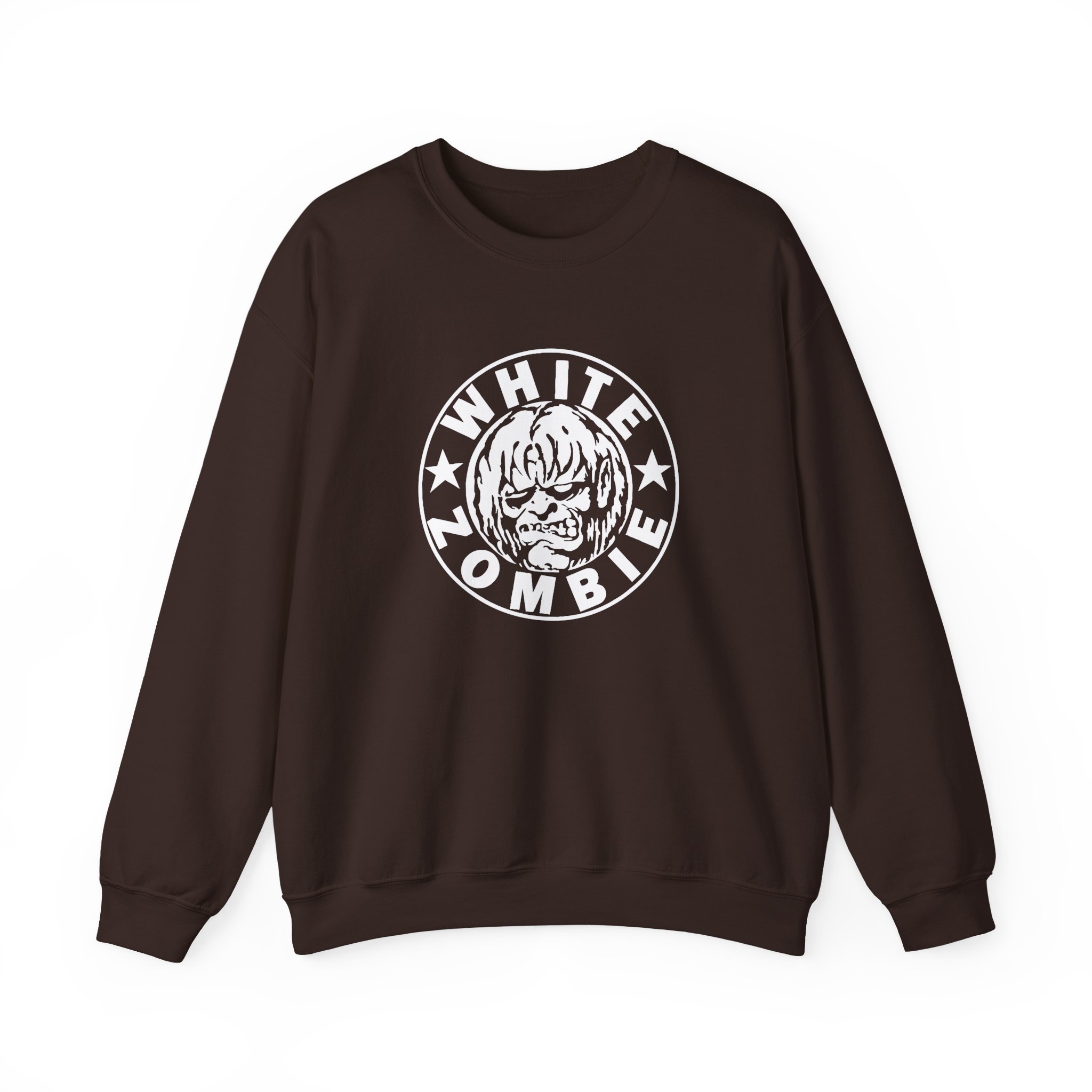 White Zombie Circle Logo Unisex Heavy Blendâ„¢ Crewneck Sweatshirt
