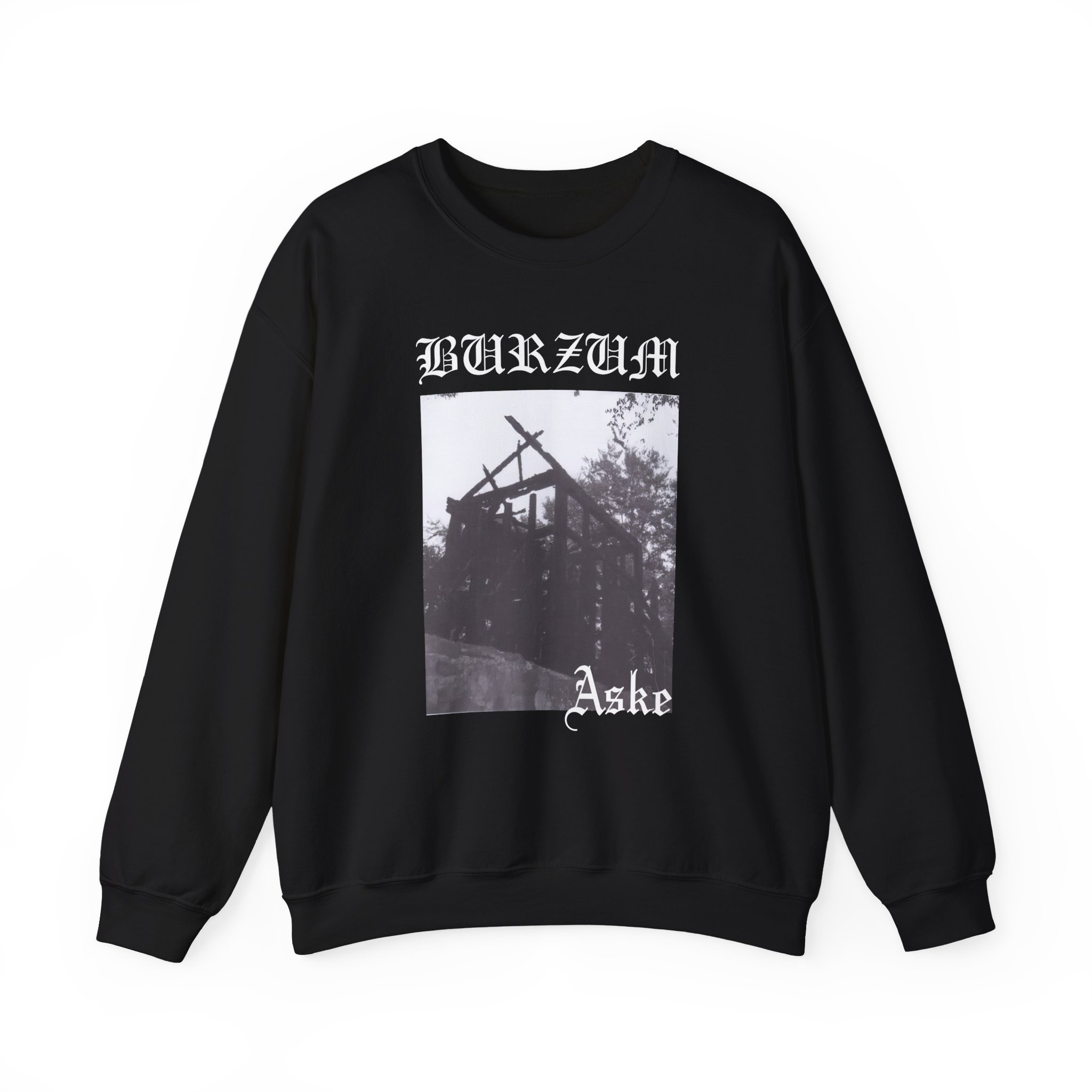 Burzum Aske Unisex Heavy Blendâ„¢ Crewneck Sweatshirt