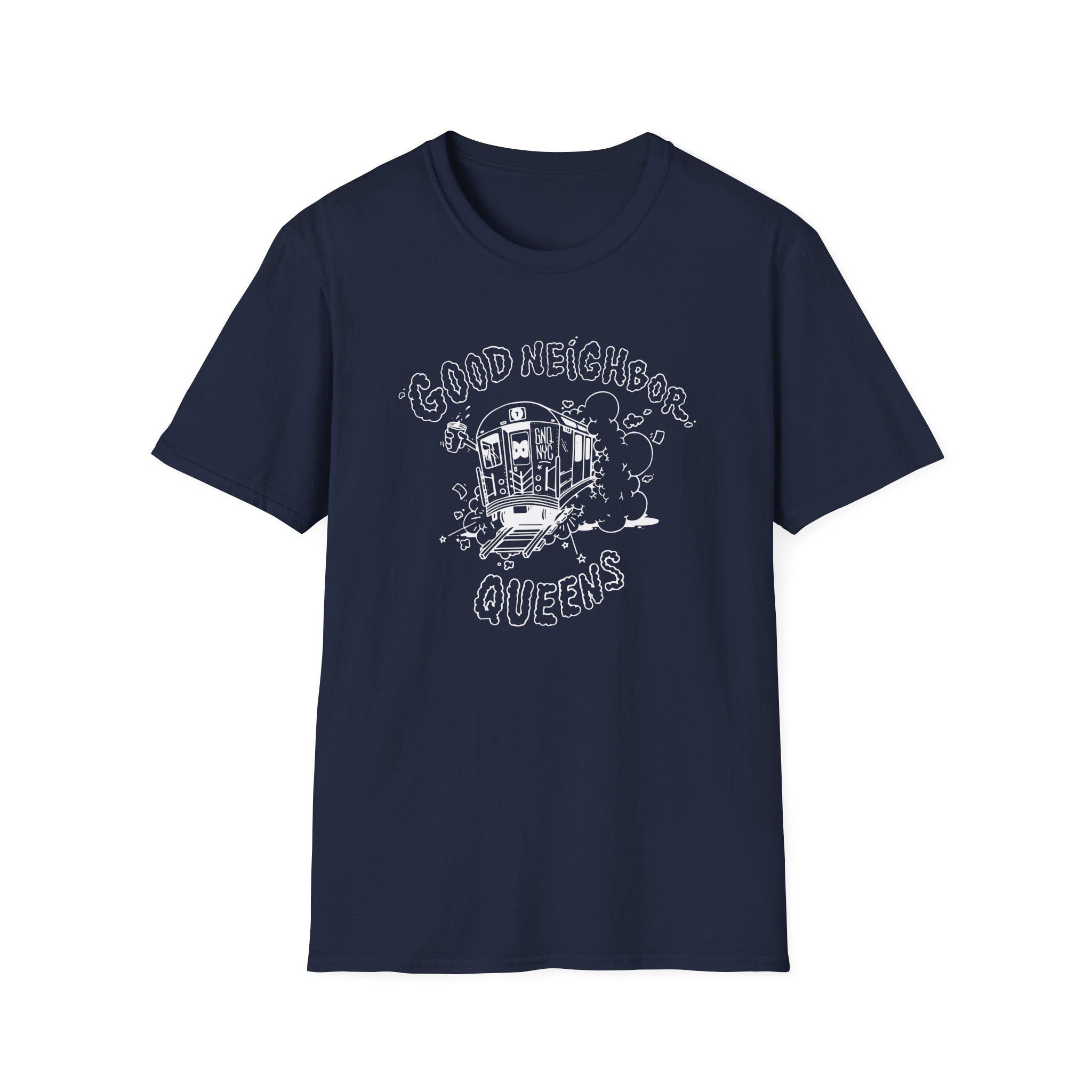 Good Neighbours Queens Unisex Softstyle T-Shirt