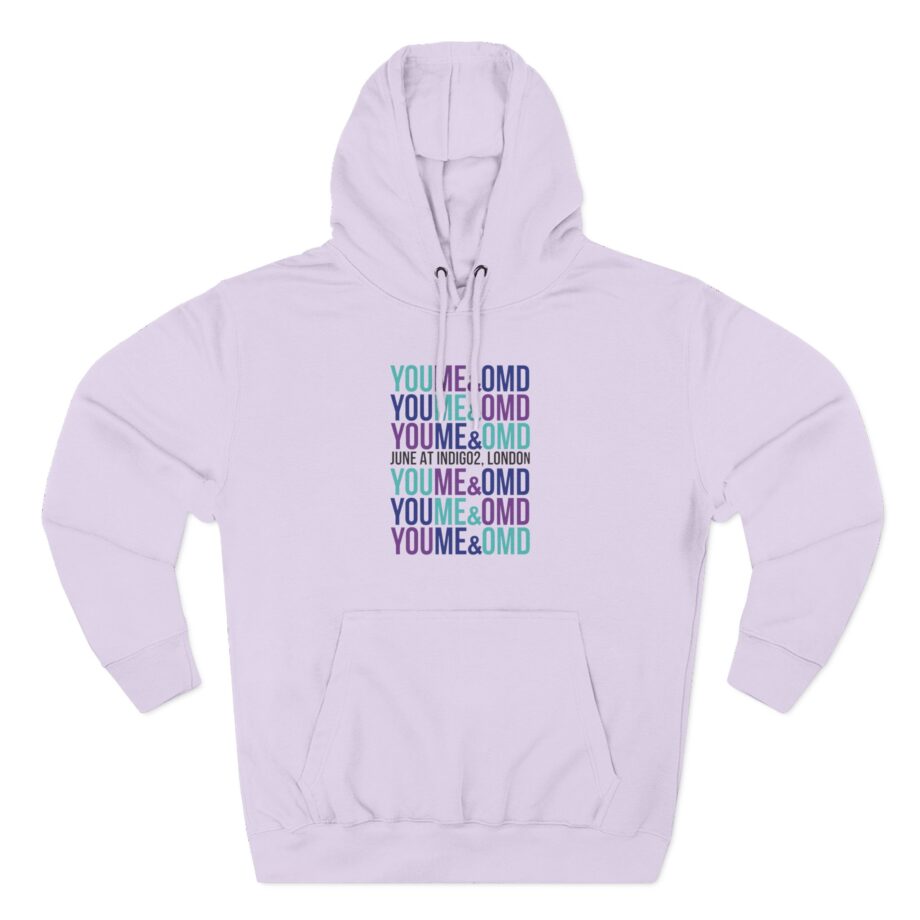Omd Three-Panel Fleece Hoodie