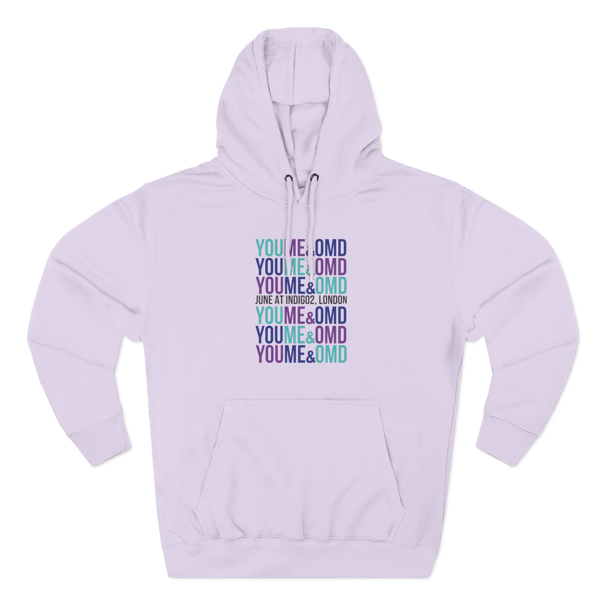 Omd Three-Panel Fleece Hoodie