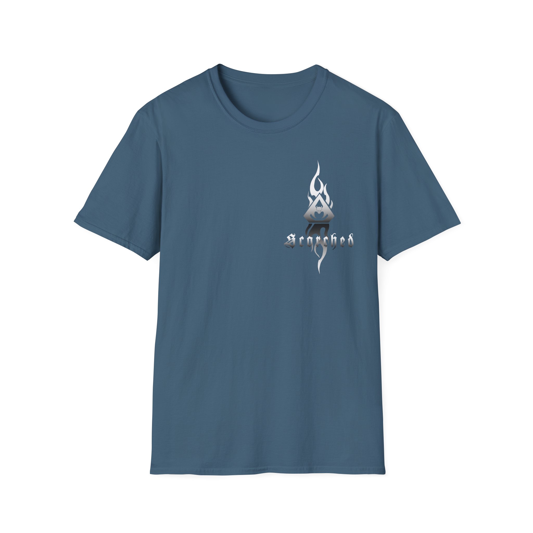 Overkill Scorched Stretched Logo Unisex Softstyle T-Shirt