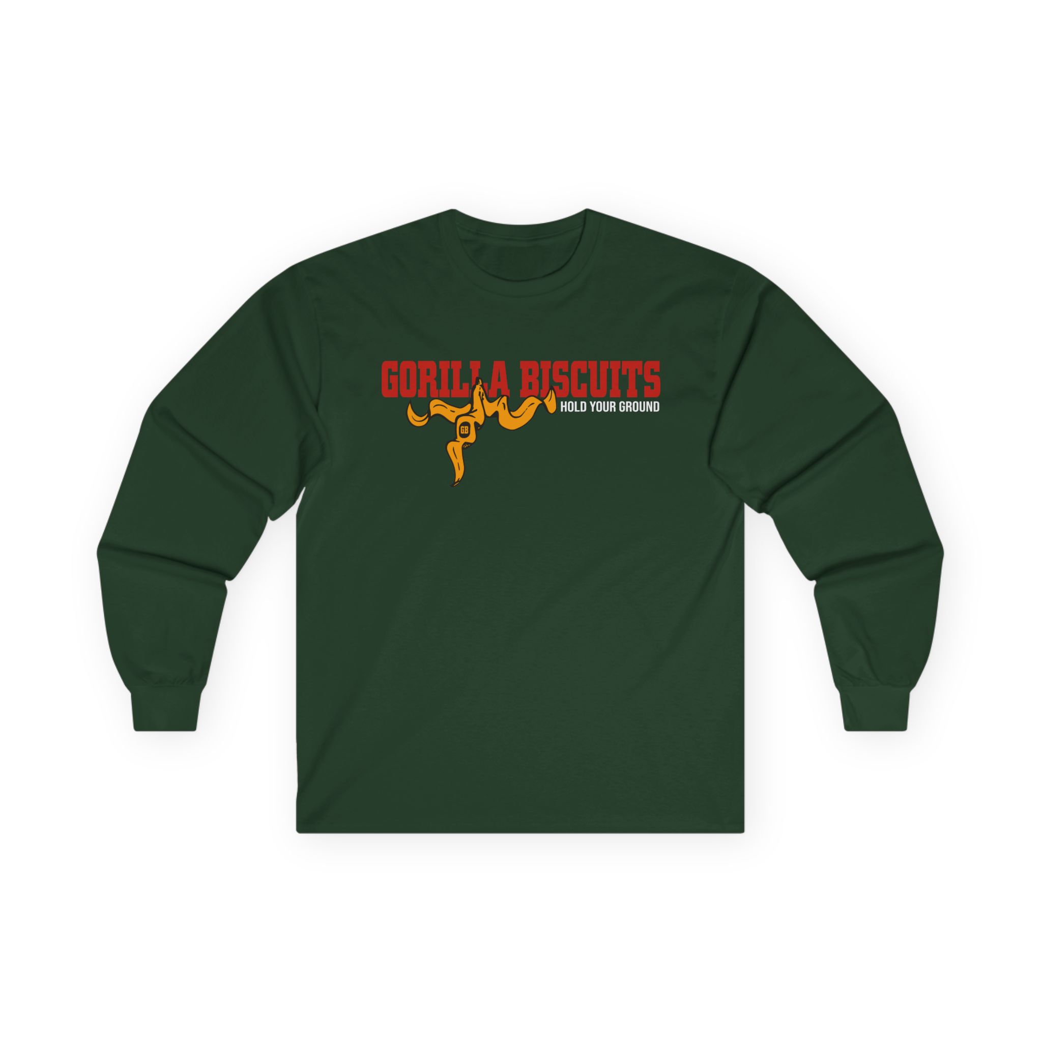 Gorilla Biscuits Hold Your Ground Unisex Ultra Cotton Long Sleeve Tee