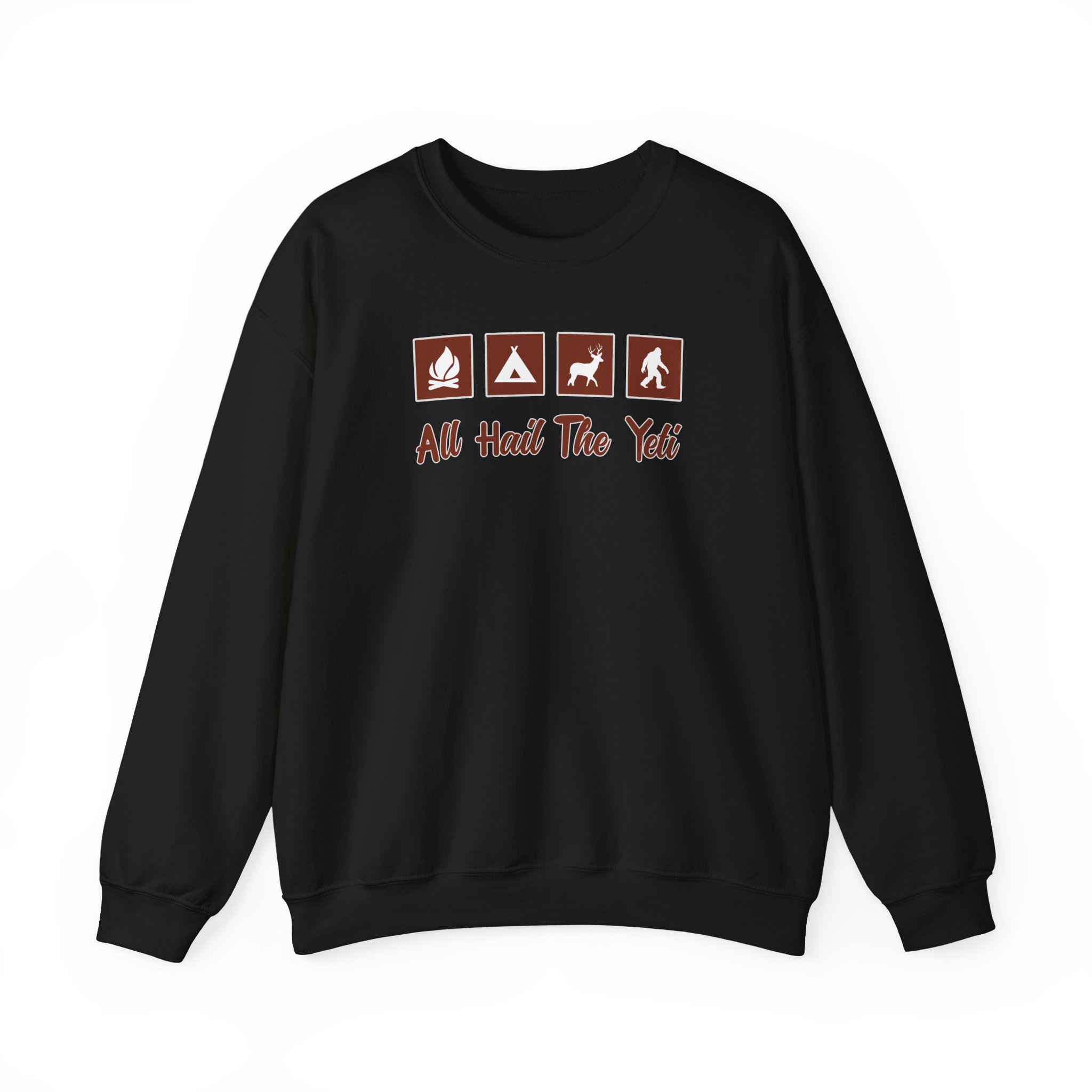 All Hail the Yeti Unisex Heavy Blendâ„¢ Crewneck Sweatshirt