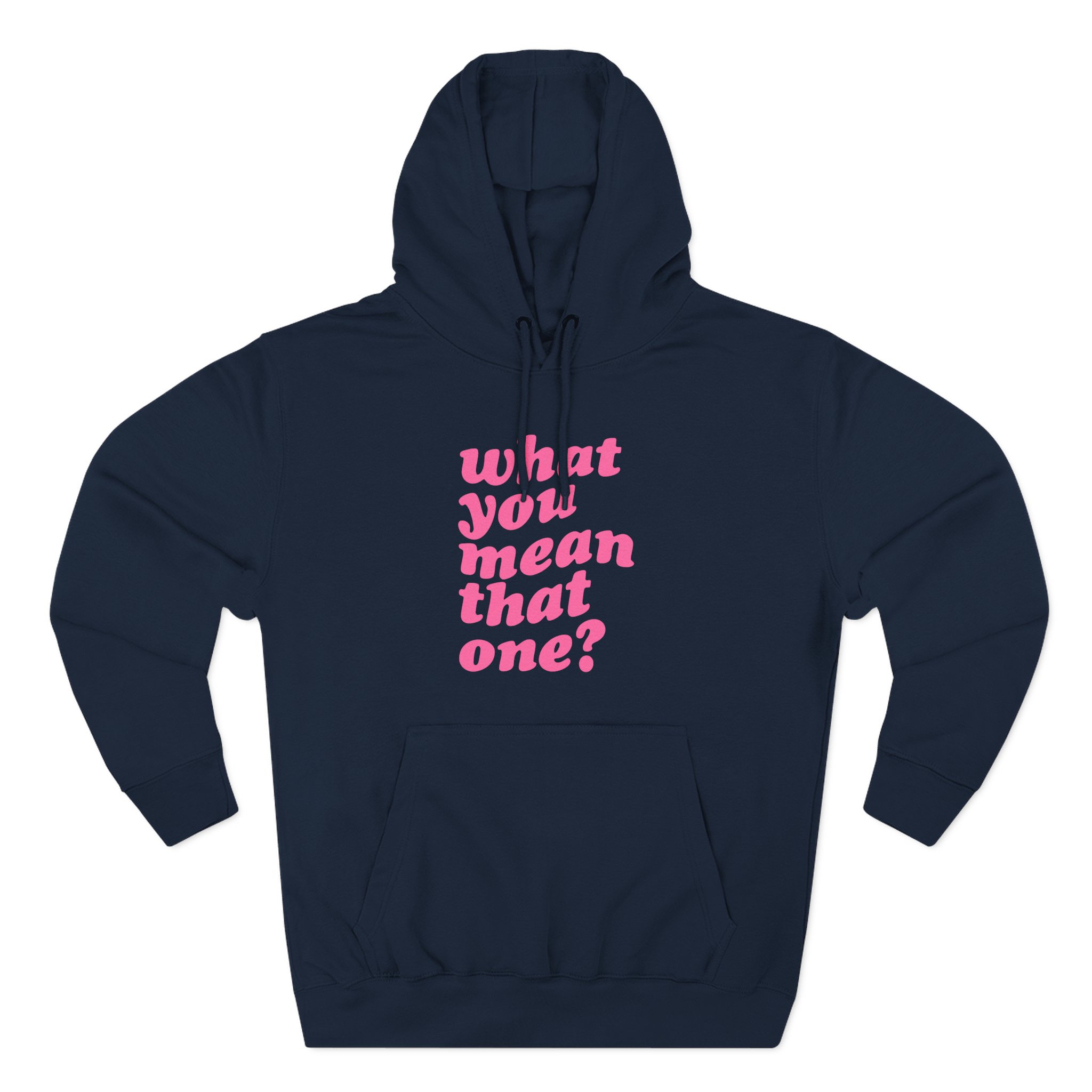 Shawty Bae What You Mean Three-Panel Fleece Hoodie