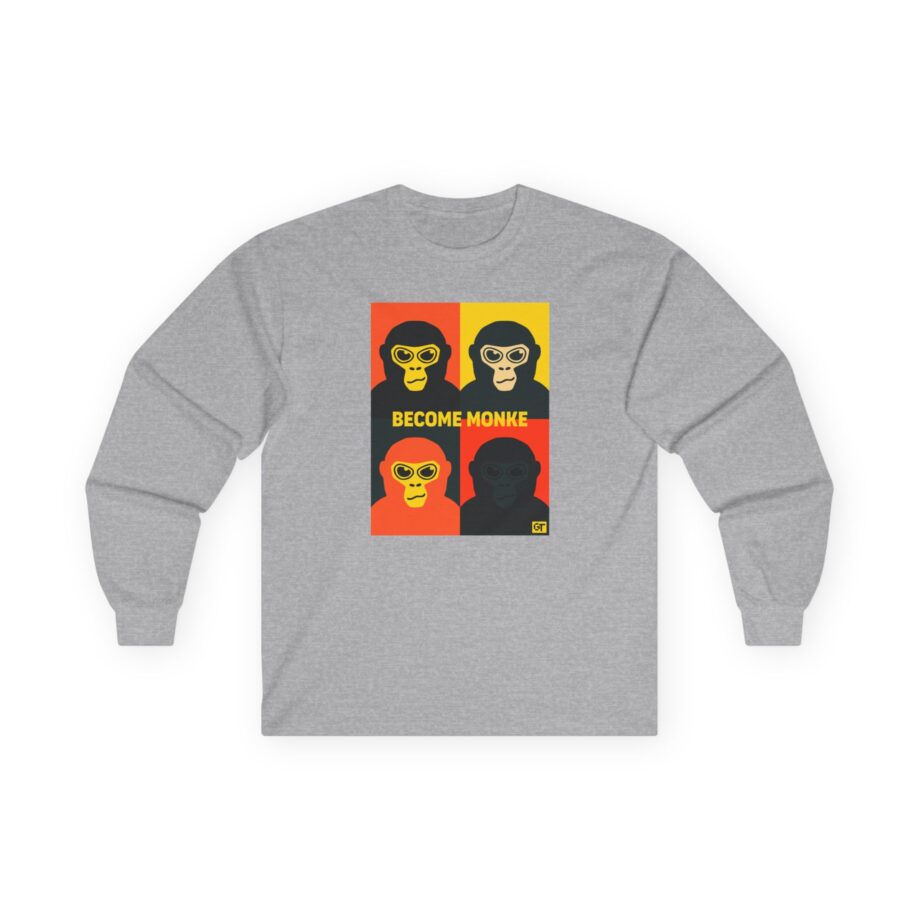 Gorilla Tag Become Monke Unisex Ultra Cotton Long Sleeve Tee