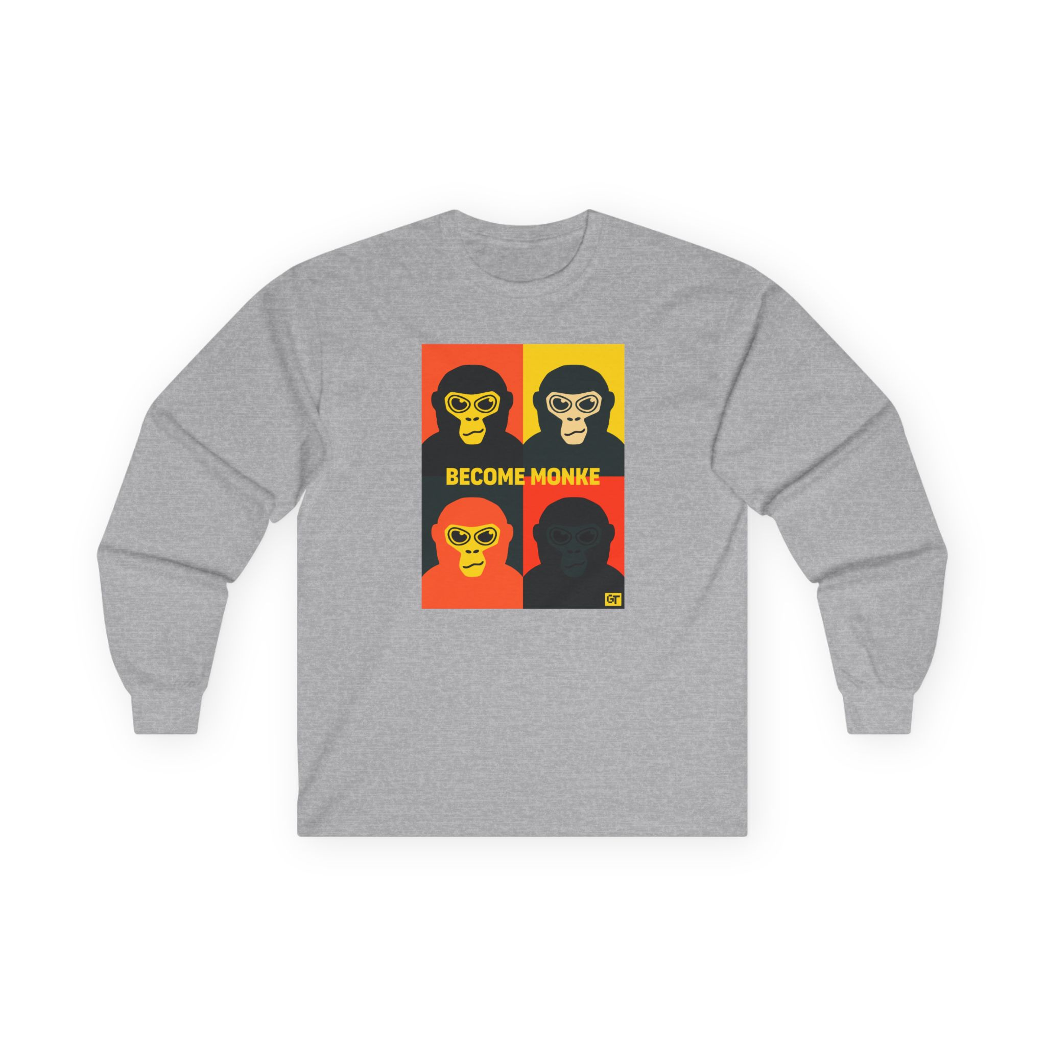Gorilla Tag Become Monke Unisex Ultra Cotton Long Sleeve Tee