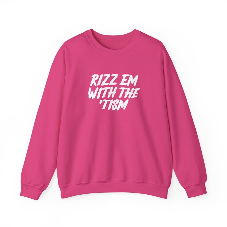 Ryan Windridge Rizz Em With the Tism Unisex Heavy Blend™ Crewneck Sweatshirt