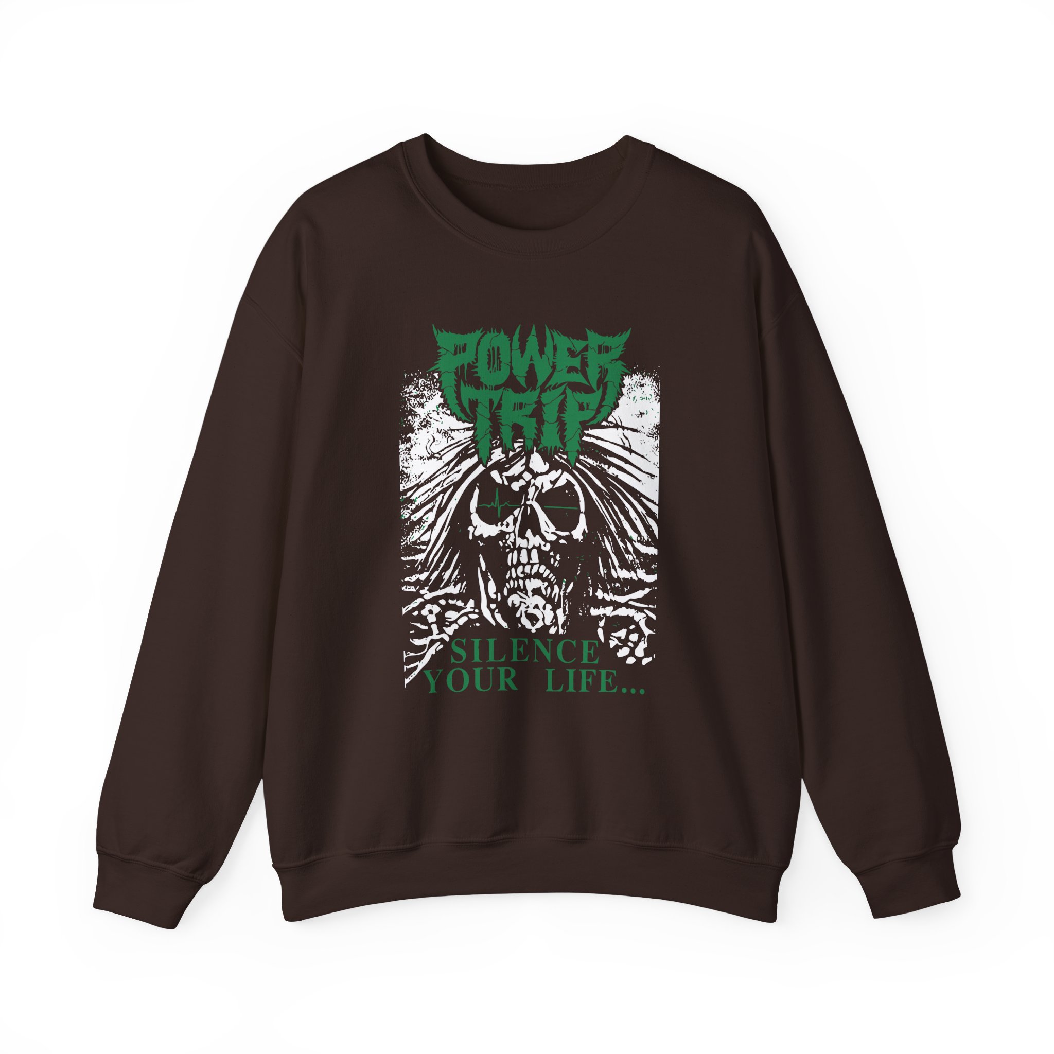 Power Trip Silence Unisex Heavy Blendâ„¢ Crewneck Sweatshirt