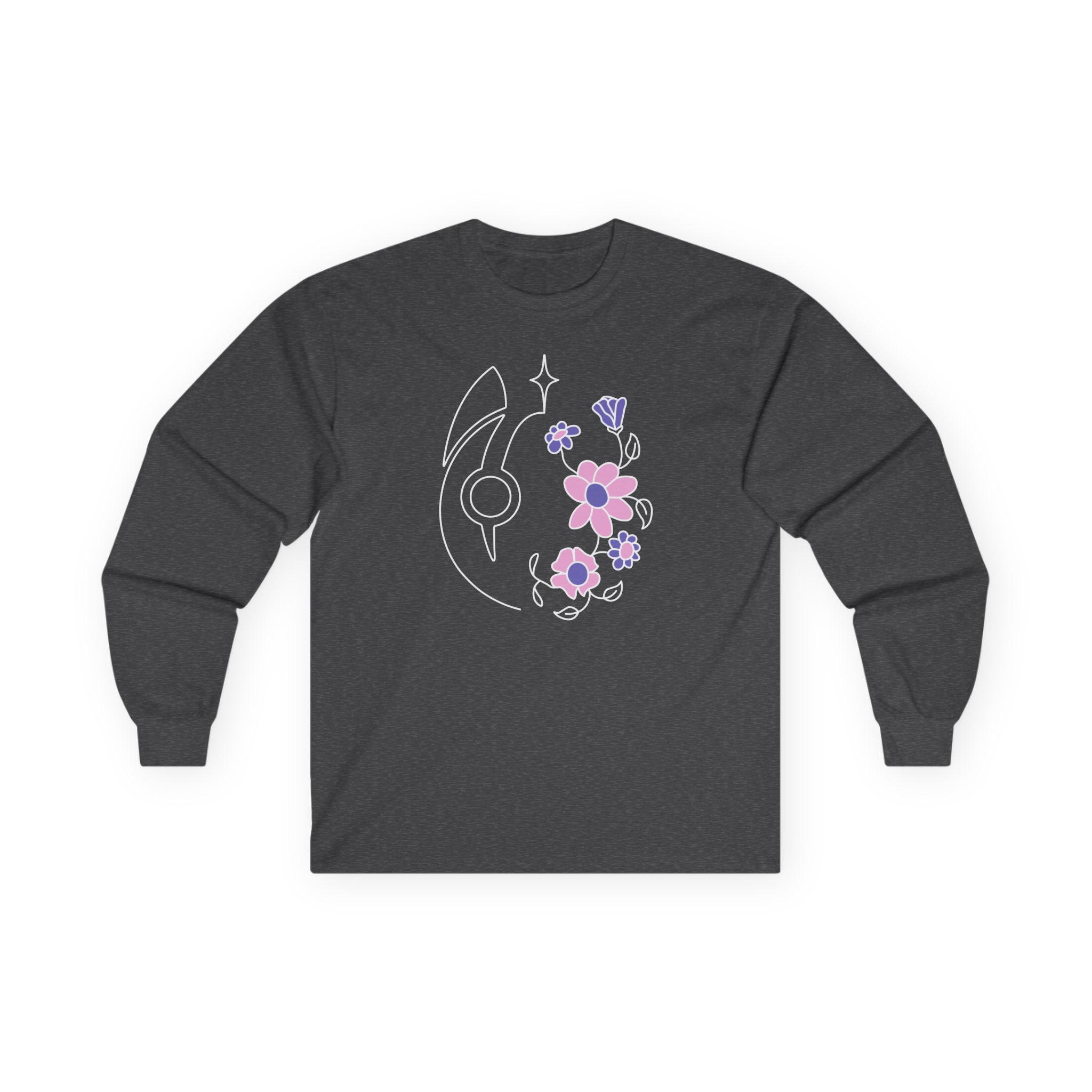 Dabin Embroidered Charcoal Unisex Ultra Cotton Long Sleeve Tee
