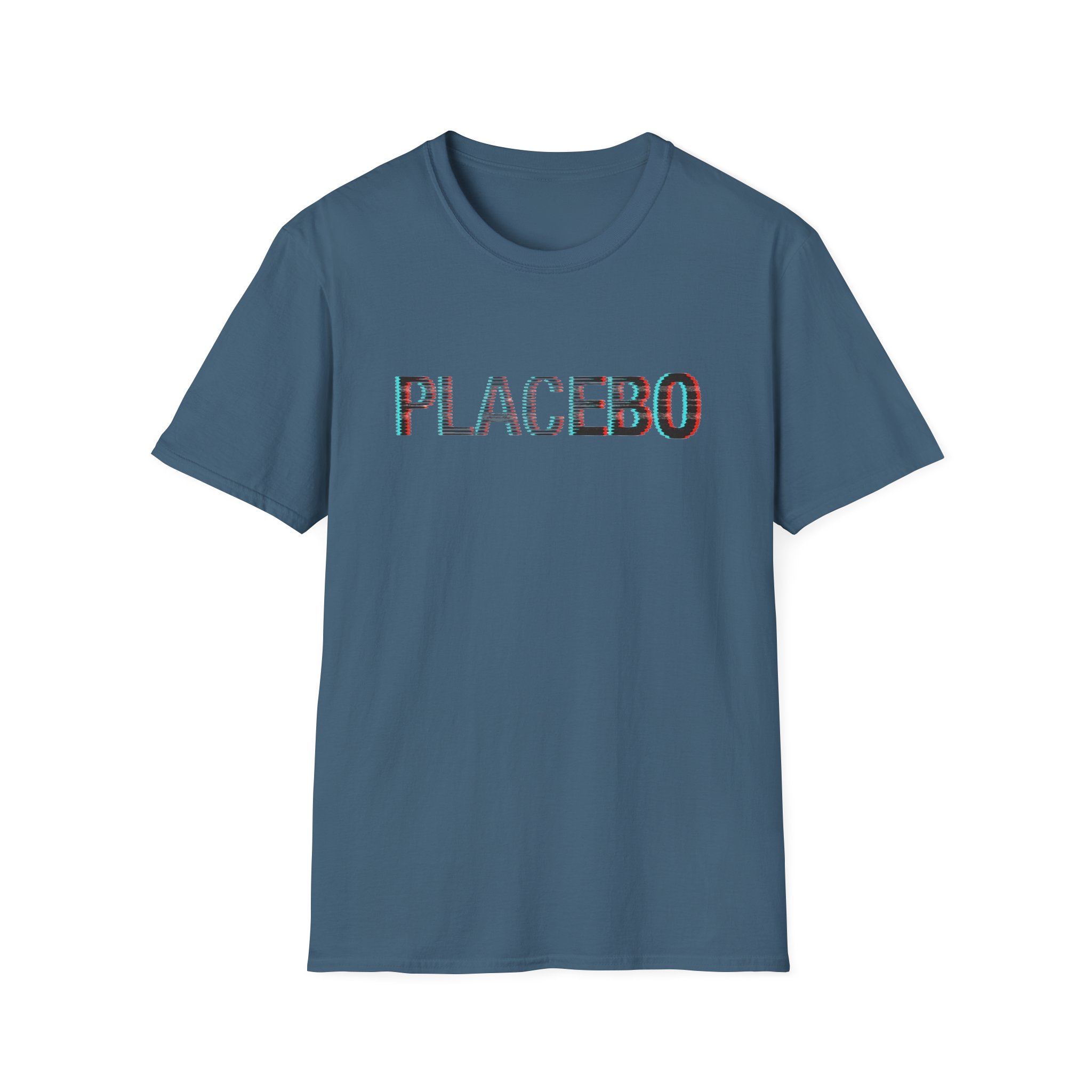 Placebo Glitch Logo Unisex Softstyle T-Shirt