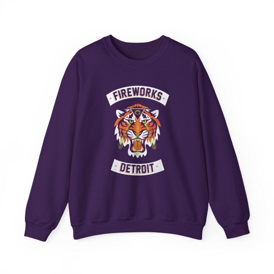 Fireworks Tiger Unisex Heavy Blend™ Crewneck Sweatshirt