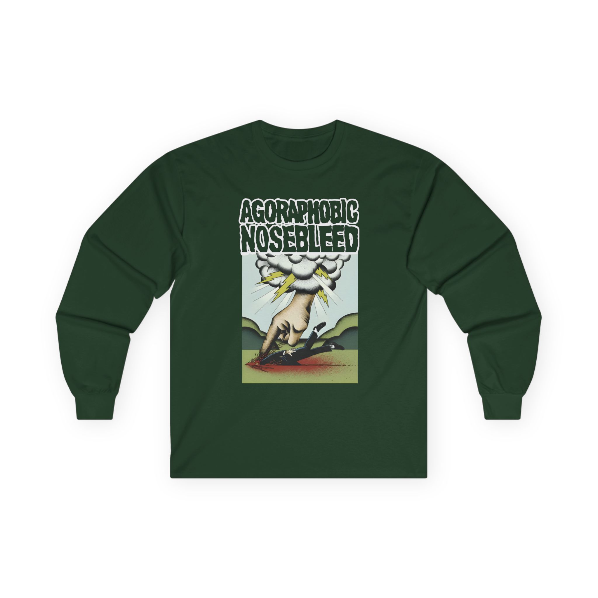 Agoraphobic Nosebleed Smite Unisex Ultra Cotton Long Sleeve Tee