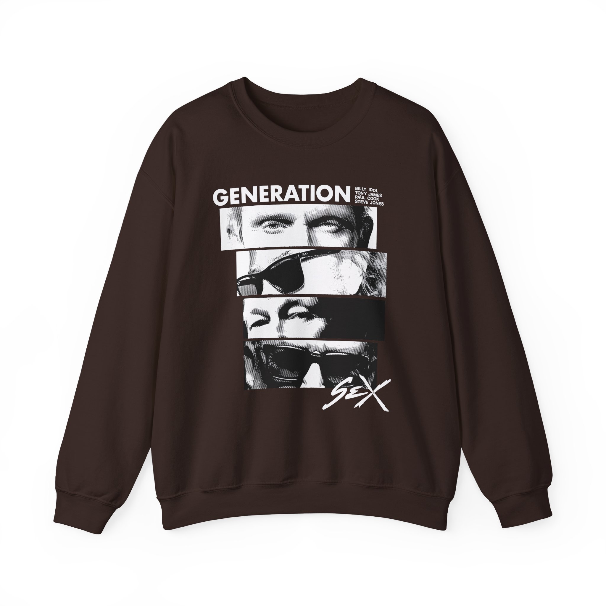Billy Idol Eye Stack Unisex Heavy Blendâ„¢ Crewneck Sweatshirt