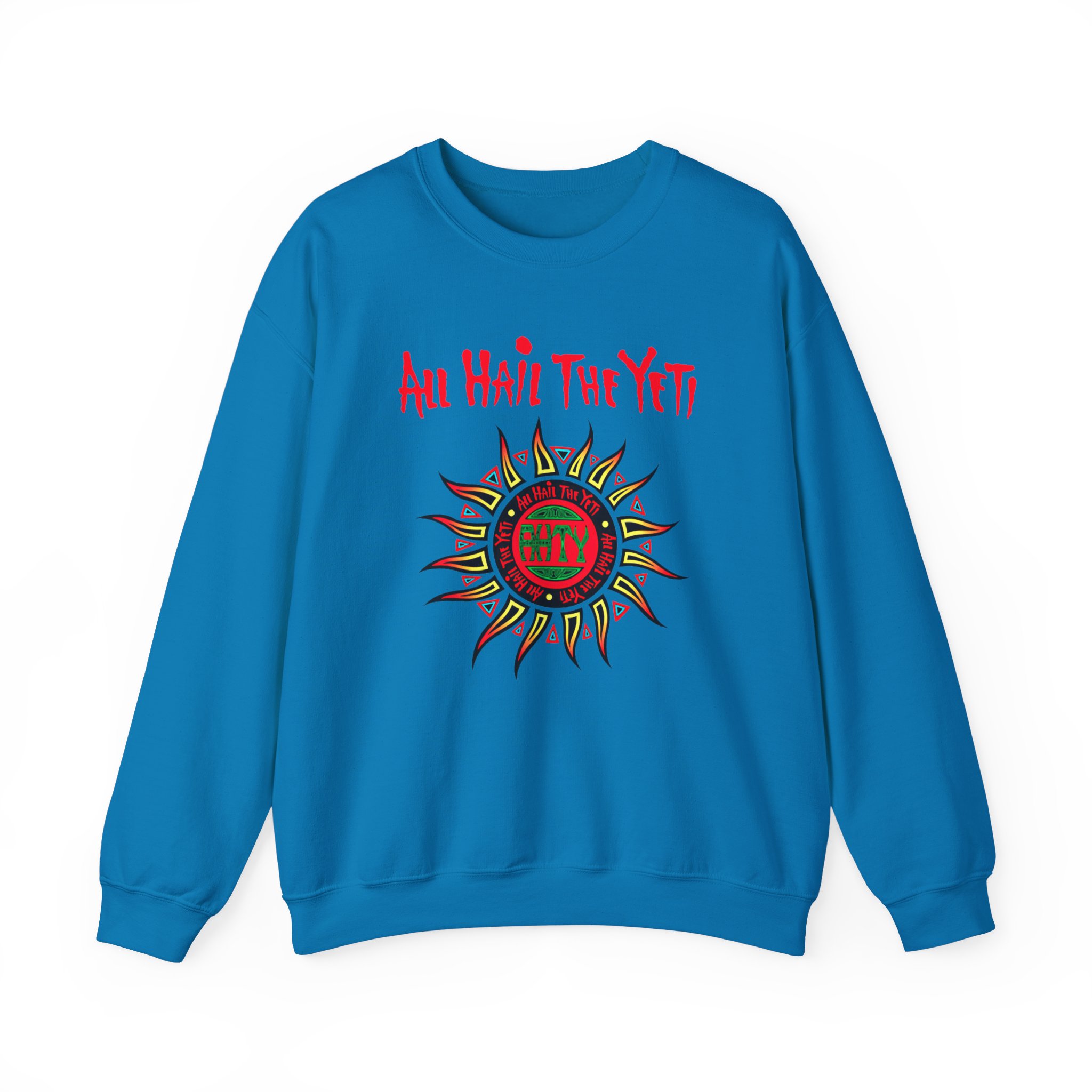 All Hail the Yeti Sun Unisex Heavy Blendâ„¢ Crewneck Sweatshirt