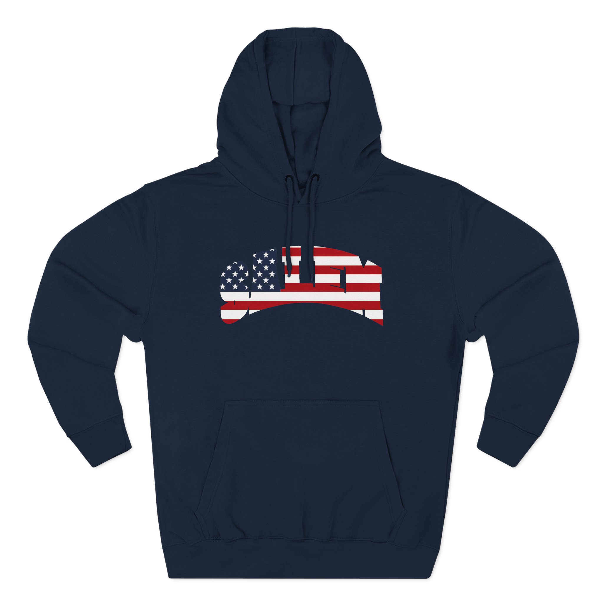 Salem American Three-Panel Fleece Hoodie