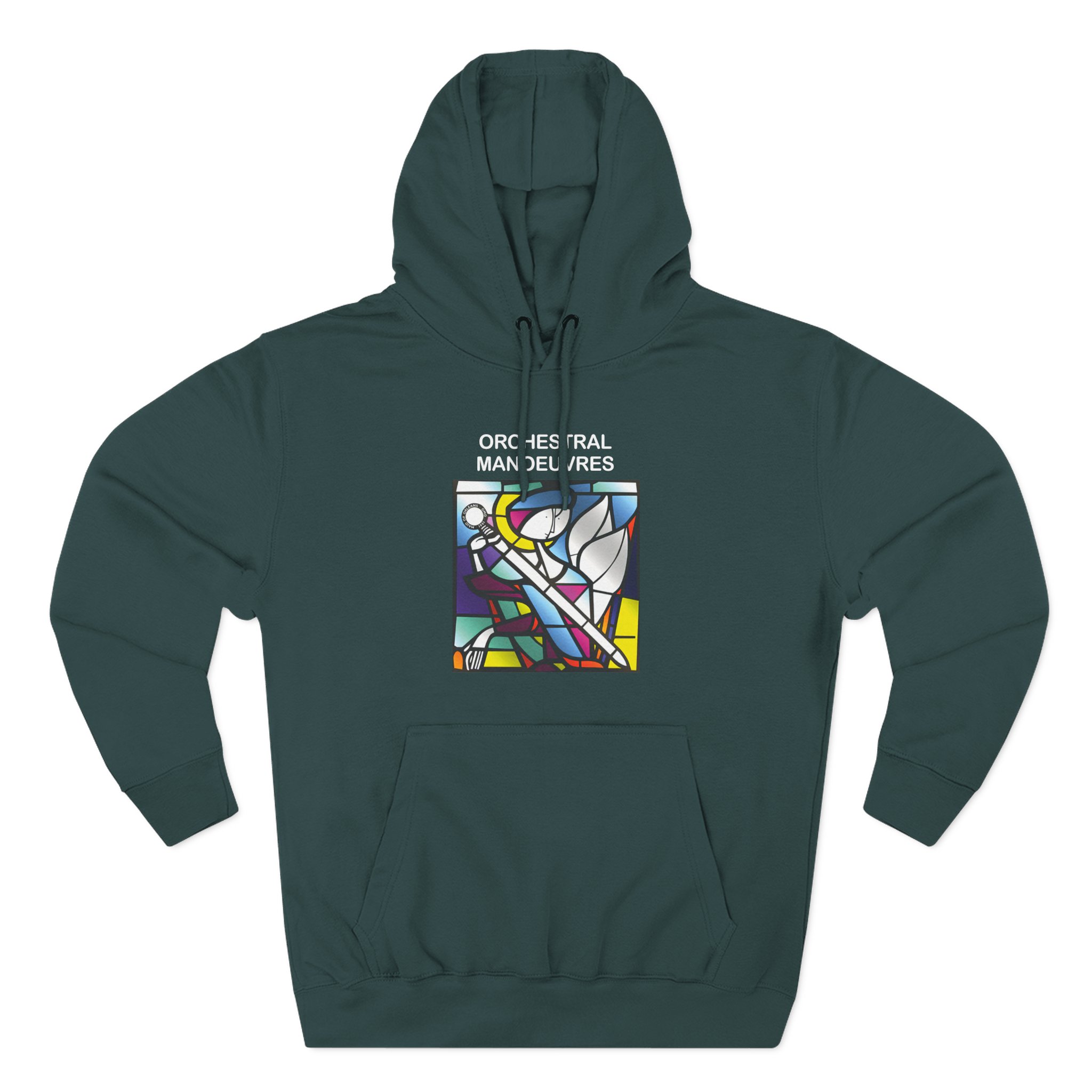Omd Orchestral Manoeuvres Three-Panel Fleece Hoodie