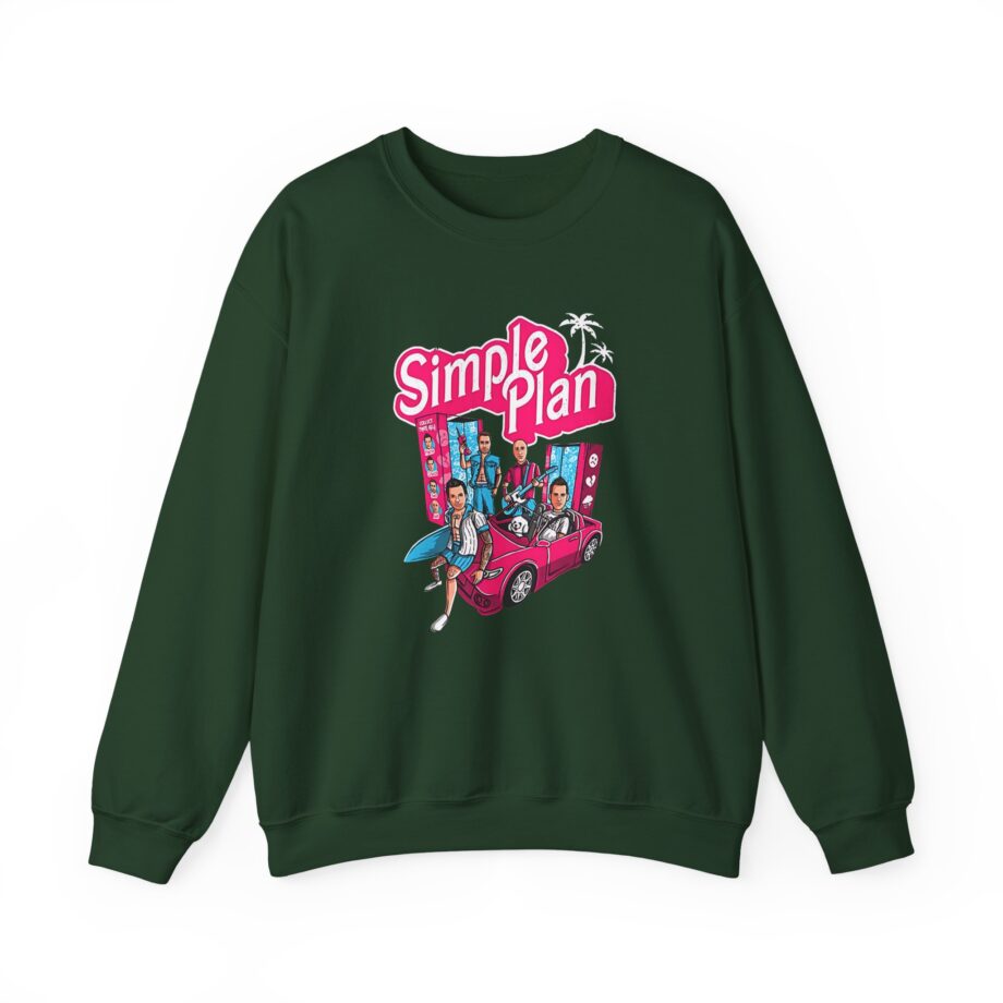 Simple Plan Dolls and Car Unisex Heavy Blend™ Crewneck Sweatshirt