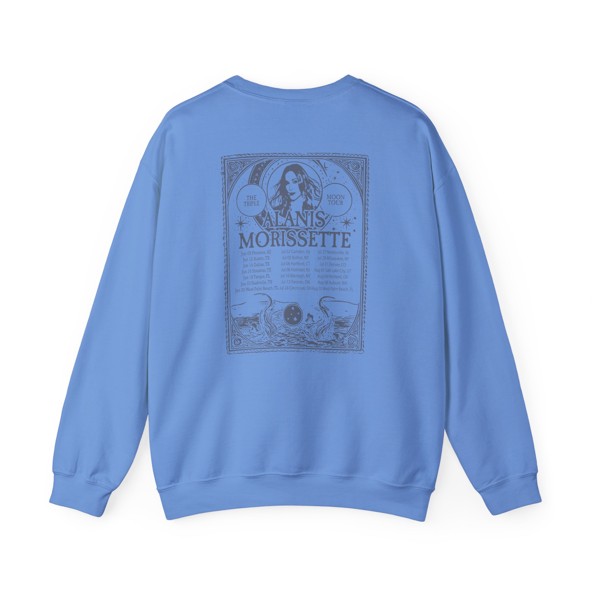 Alanis Morissette The Teple Moon Tour Unisex Heavy Blend Crewneck Sweatshirt