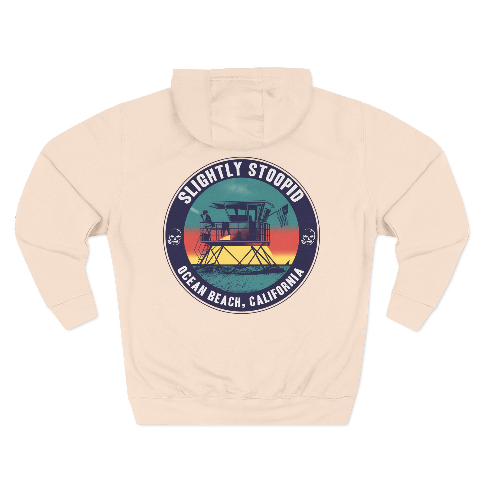Slightly Stoopid Lifeguard Raglan Three-Panel Fleece Hoodie