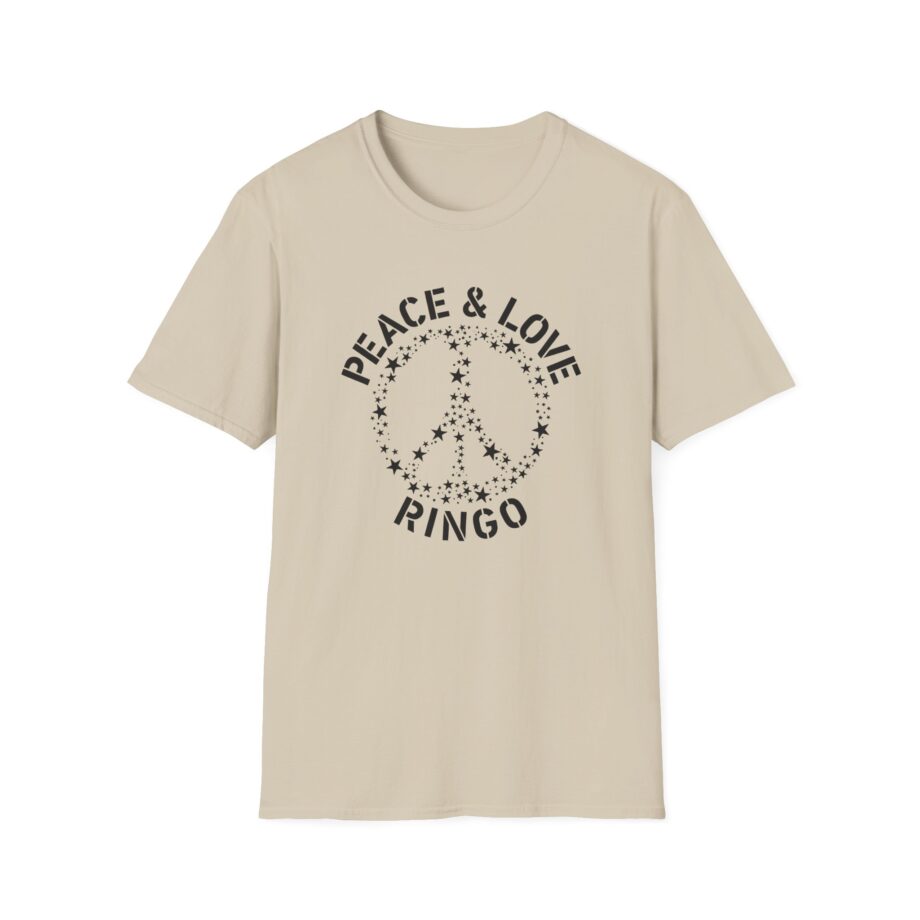 Ringo Starr Peace & Love Unisex Softstyle T-Shirt