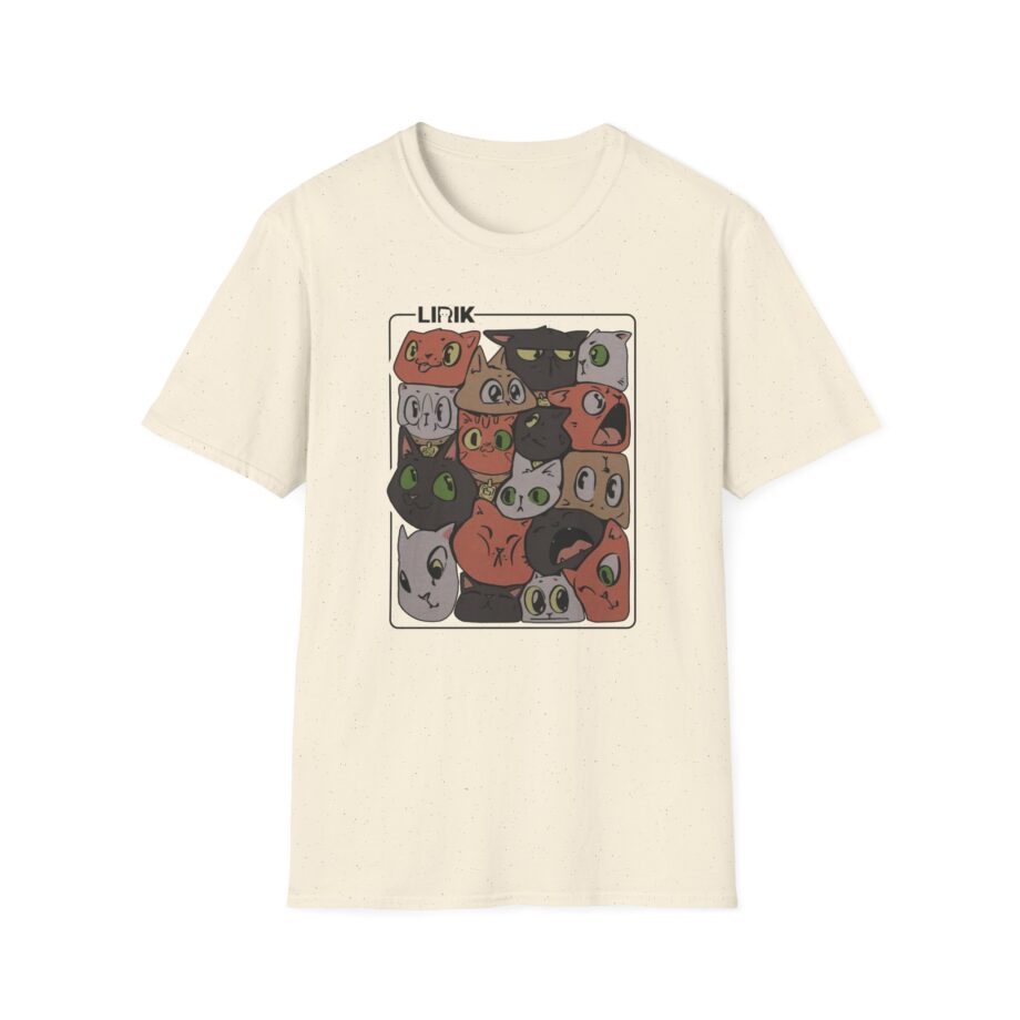 Lirik Squished Cat Jar Unisex Softstyle T-Shirt